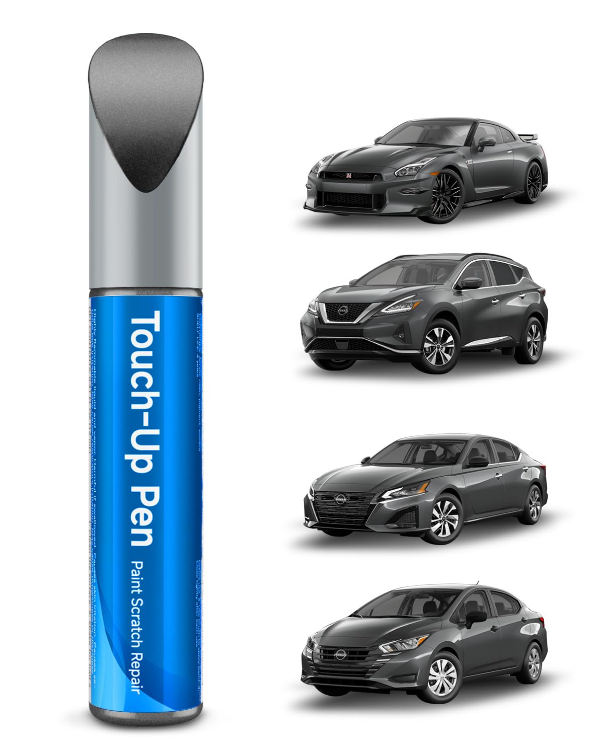 KAD Gun Metallic Touch Up Paint Compatible with Nissan Exact Match Touch Up Paint Car Scratch Repair