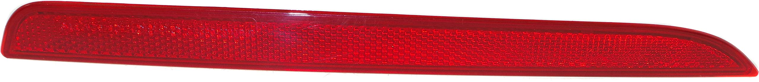 Evan Fischer Rear Passenger Bumper Reflector Compatible With 2016-2019 Ford Explorer, Fits 2016-2019 Police Interceptor Utility,