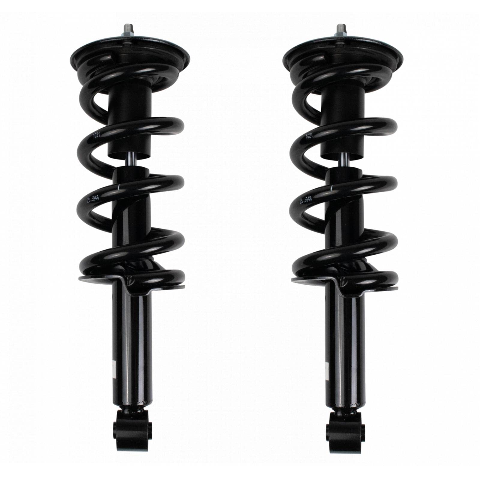 Trq Front Strut & Coil Spring Assembly Set Driver & Passenger Sides Compatible With 12-19 Nissan Nv1500 Nv2500 Nv3500