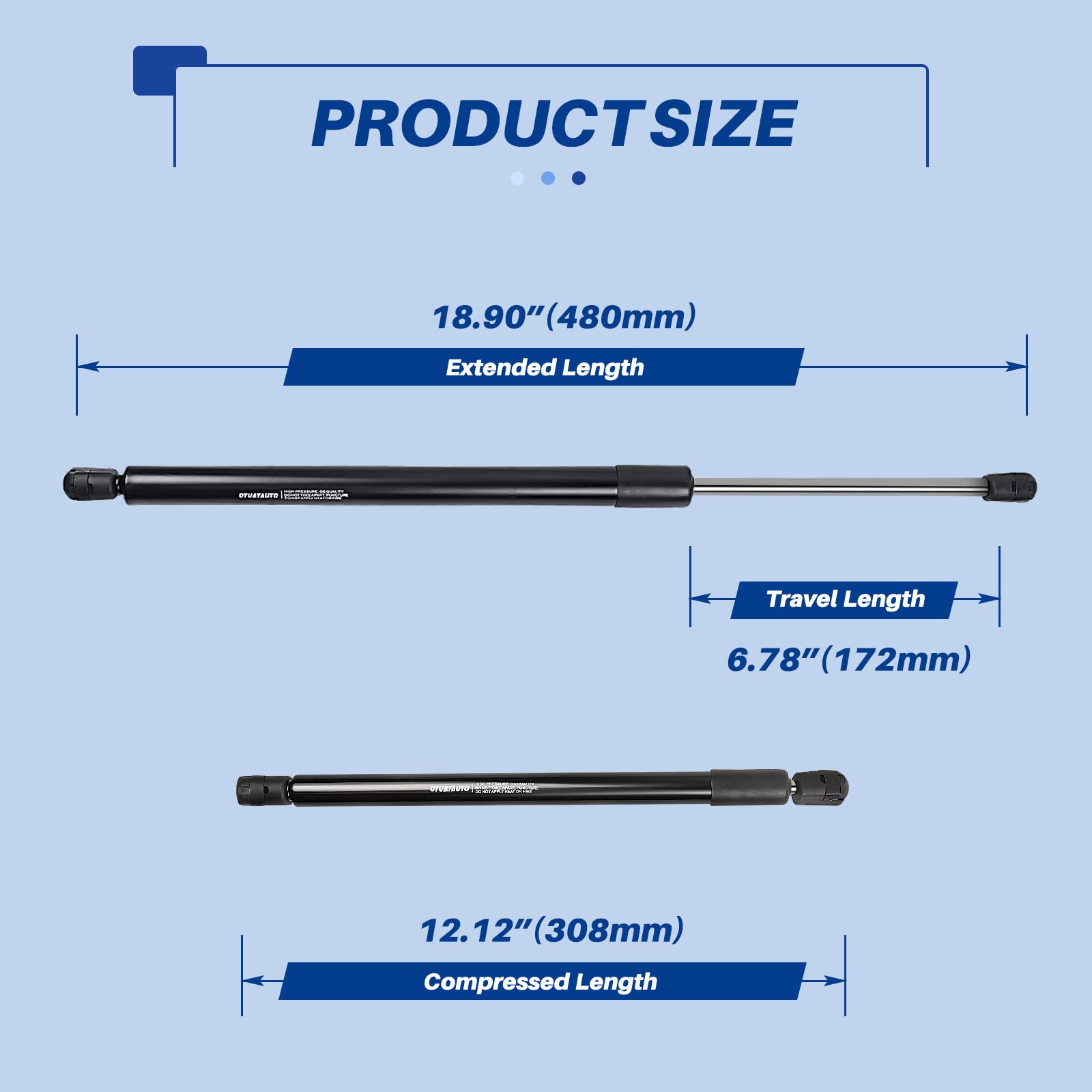 Replacement For 2011-2014 Kia Sorento Liftgate Lift Support - Otuayauto Rear Tailgate Strut - Oem# 81771-1U000 (Pack Of 2)
