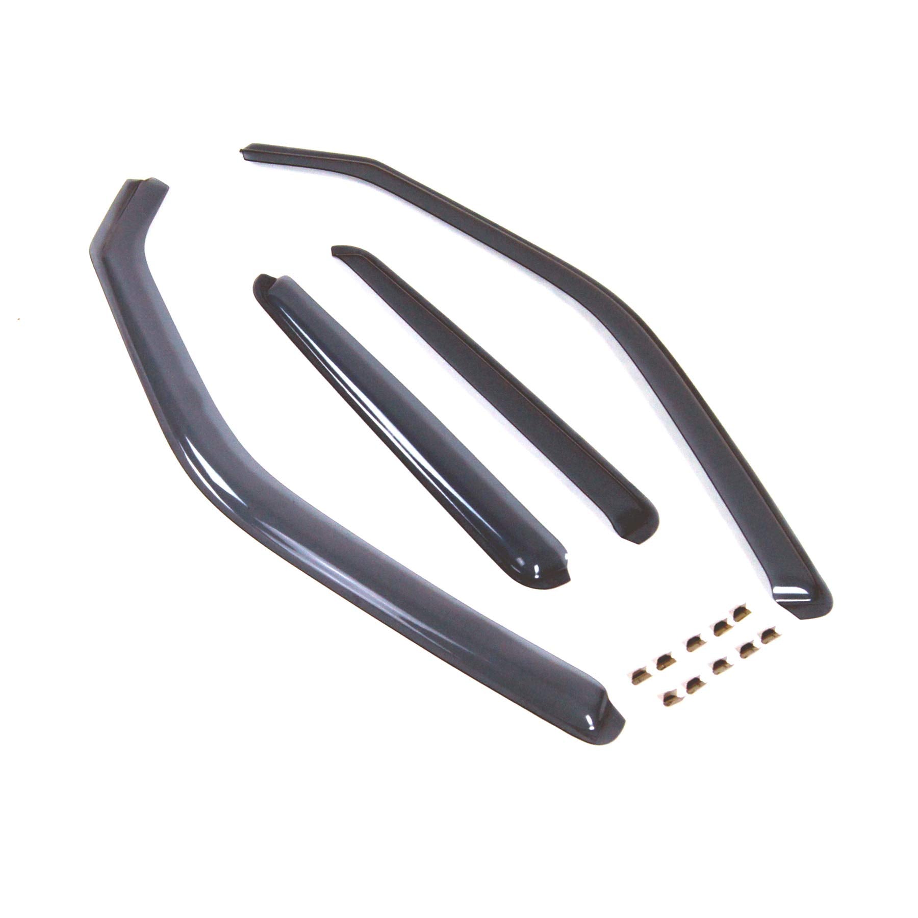 Car Window Rain Guard | In-Channel Visors Auto Side Window Deflectors | Windows Visor Rain Shields Compatible With 2011-2017 Nis