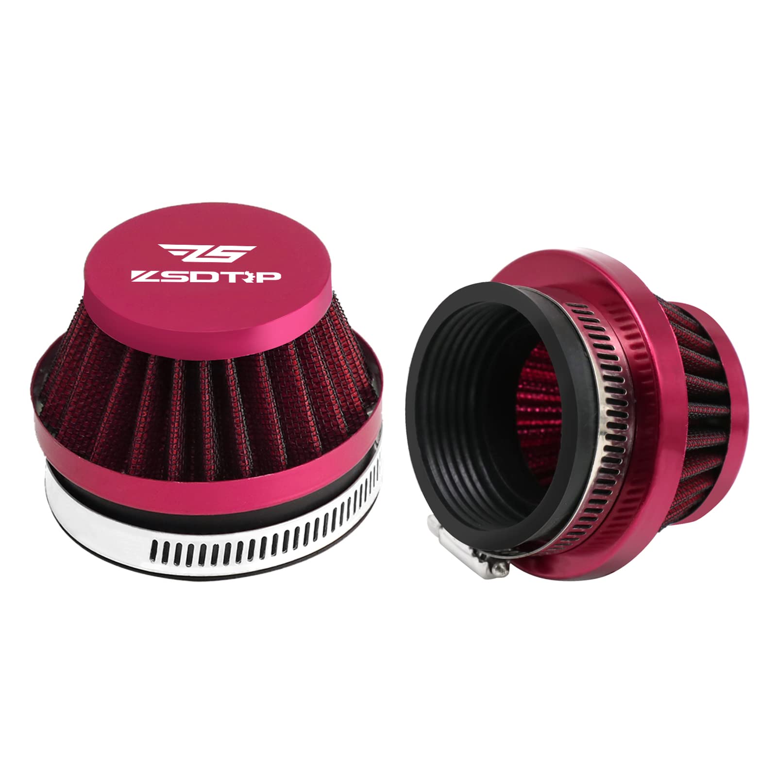 2Pcs Motorcycle 45Mm Air Intake Filter Universal Carburetor Air Filter Cleaner For Dirt Pit Atv Ssr Ttr Bike Breather Filter Fit