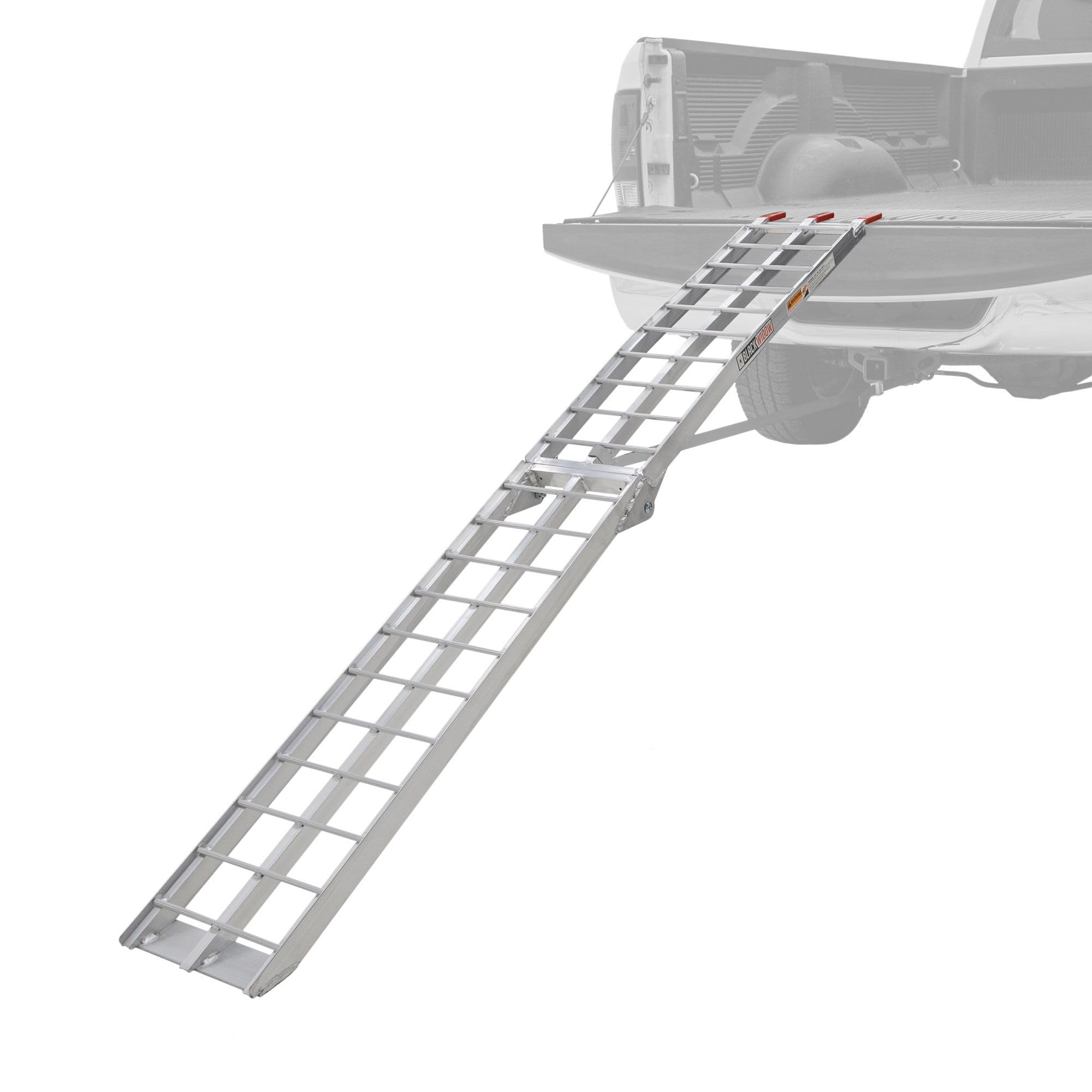 Black Widow Afl-9012 Single Runner Motorcycle Ramp – Finger-Style Lip, Rung Surface