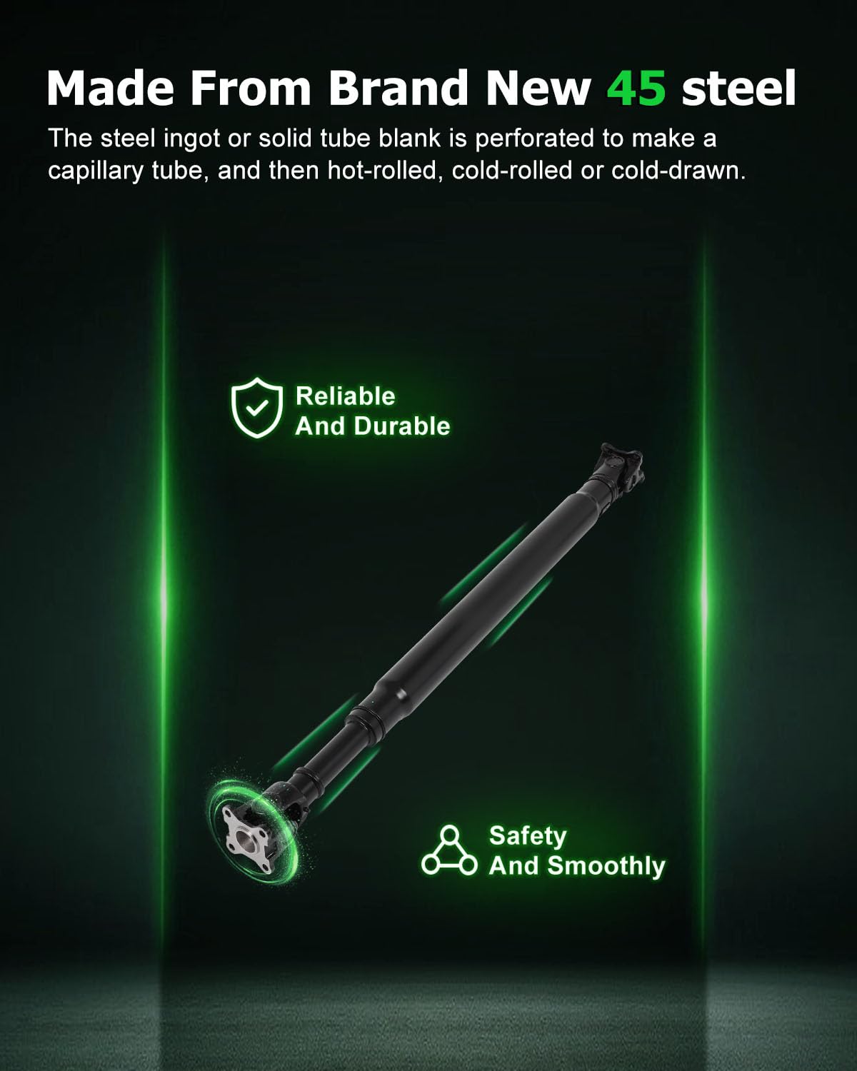 SCITOO?47.875''?Steel Rear Driveshaft Assembly Drive Shaft Prop Shaft For Toyota for 4RUNNER 2003-2009,OE# 37110-6A440 936-775 6