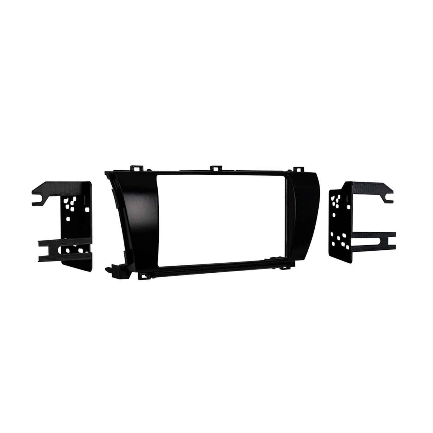 Metra Electronics 95-8245CHG High Gloss Double DIN Dash Kit for Toyota Corolla 2014- (Charcoal)