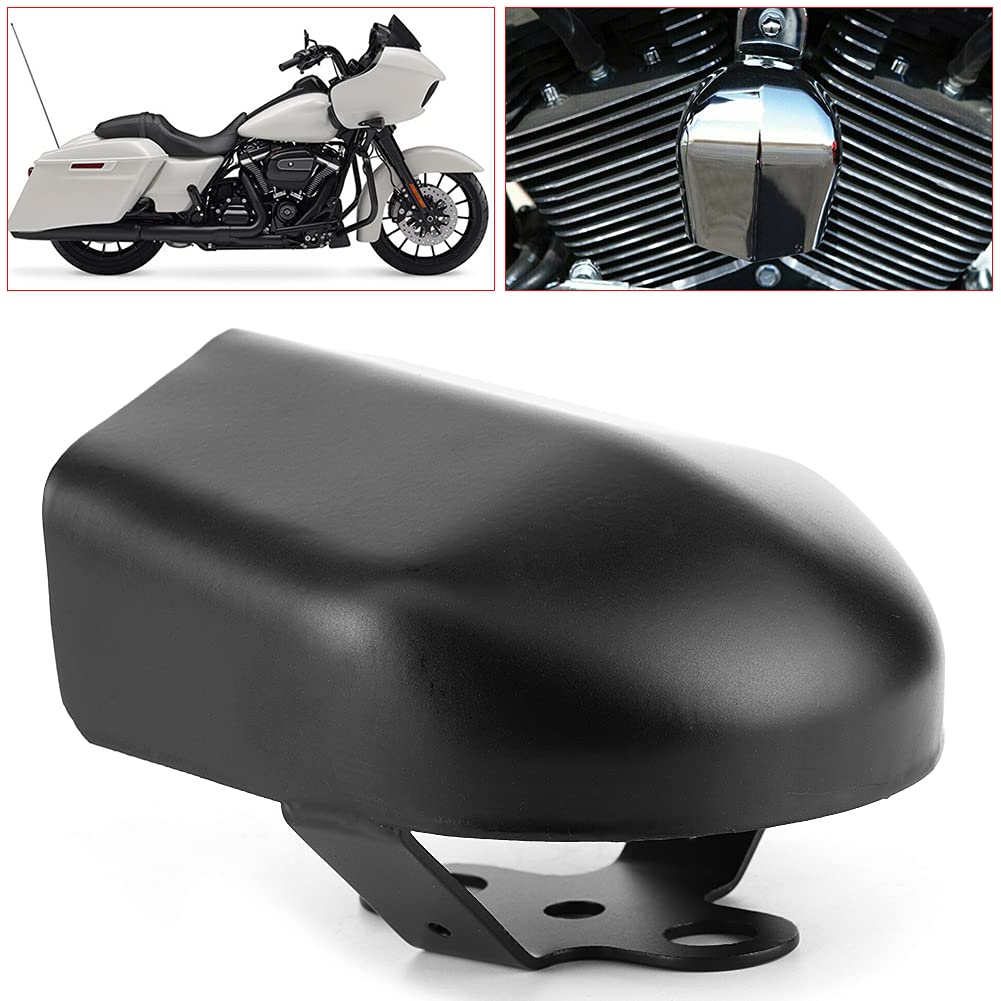 Motorcycle Horn Cover Replacement Metal For Touring Models With Stock Horns 1993-2018 (Matte Black)