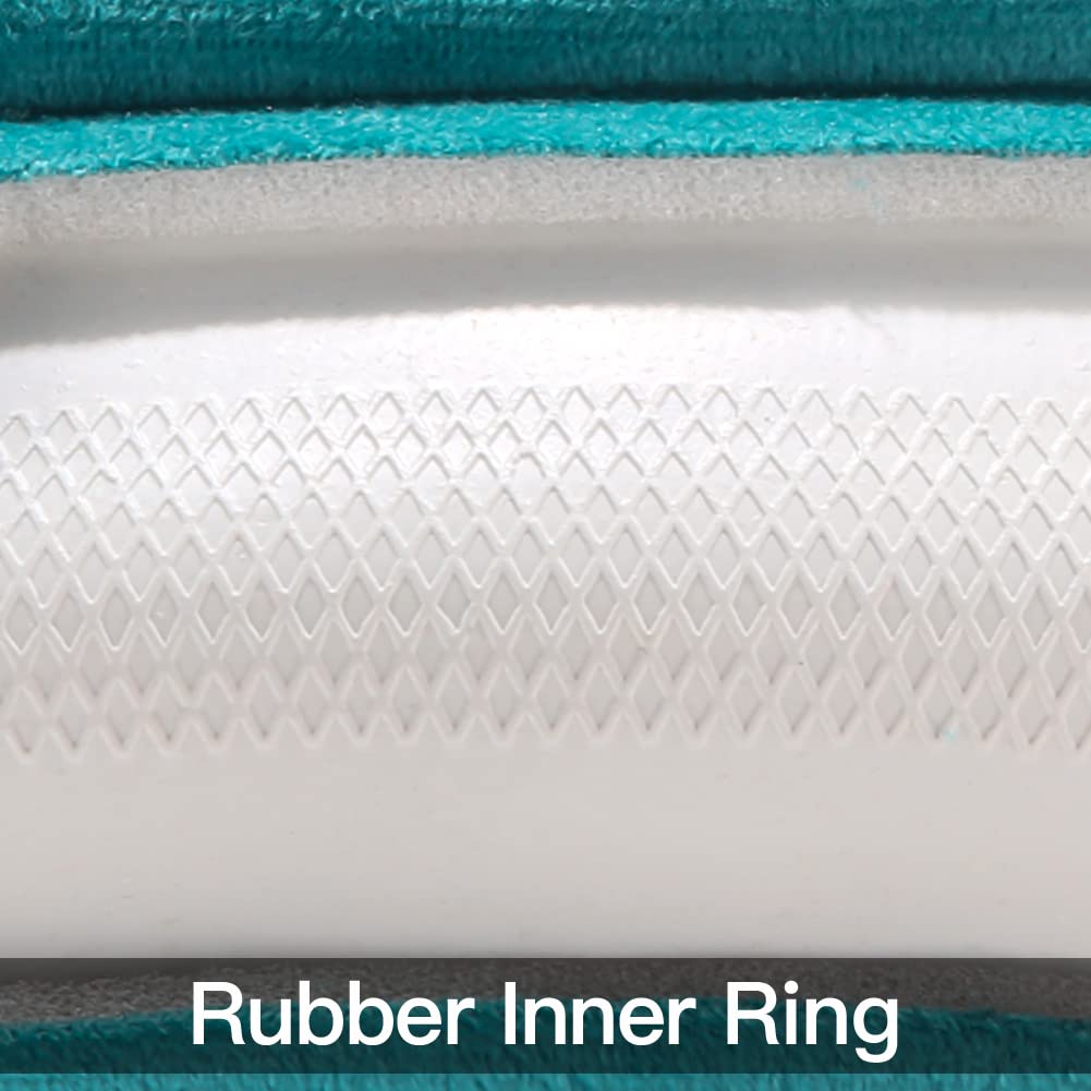 Otostar Soft Velvet Steering Wheel Cover, Universal Luxury Steering Wheel Protector Car Interior Accessories 15 Inch (Lake Blue)