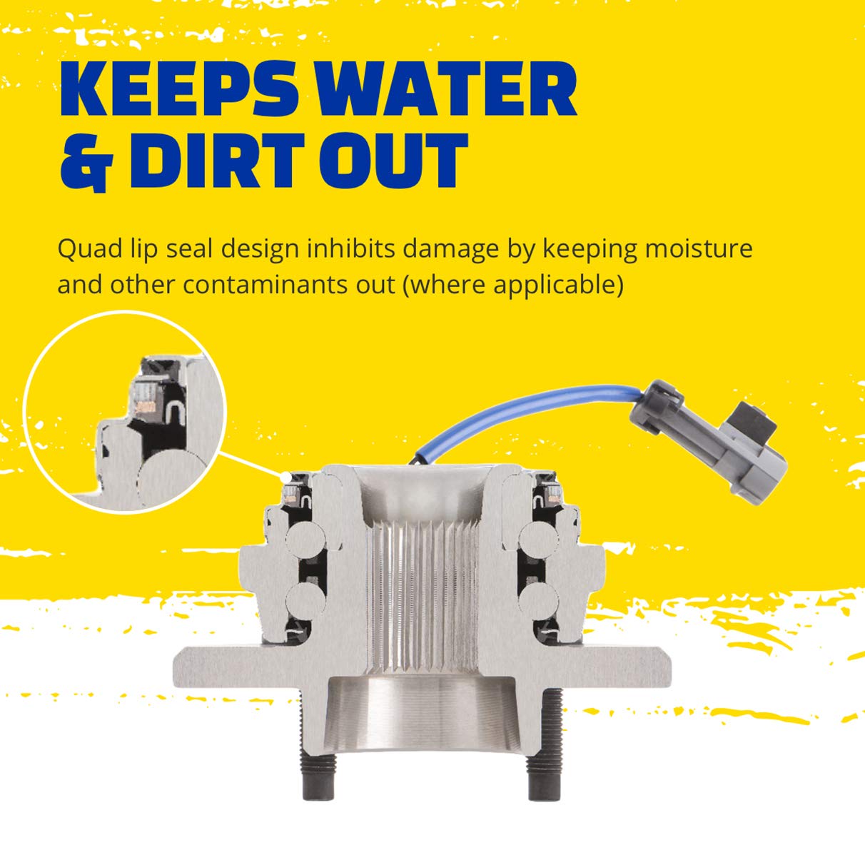 Moog 513277 Wheel Bearing And Hub Assembly For Chevrolet Traverse