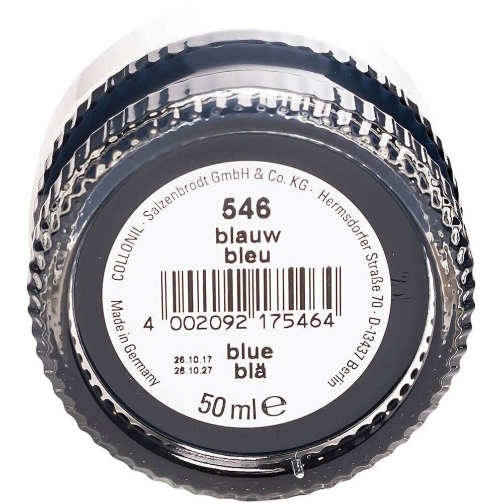 Collonil Blue Cream Polish For Smooth Leather Shoes Boots Handbags