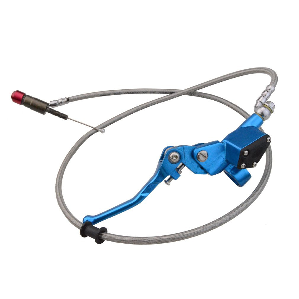 Goofit 7/8'' 22Mm Motorcycle Hydraulic Clutch Brake Lever 1200 Mm Master Cylinder For 125Cc 150Cc 180Cc 200Cc 250Cc Vertical Mot
