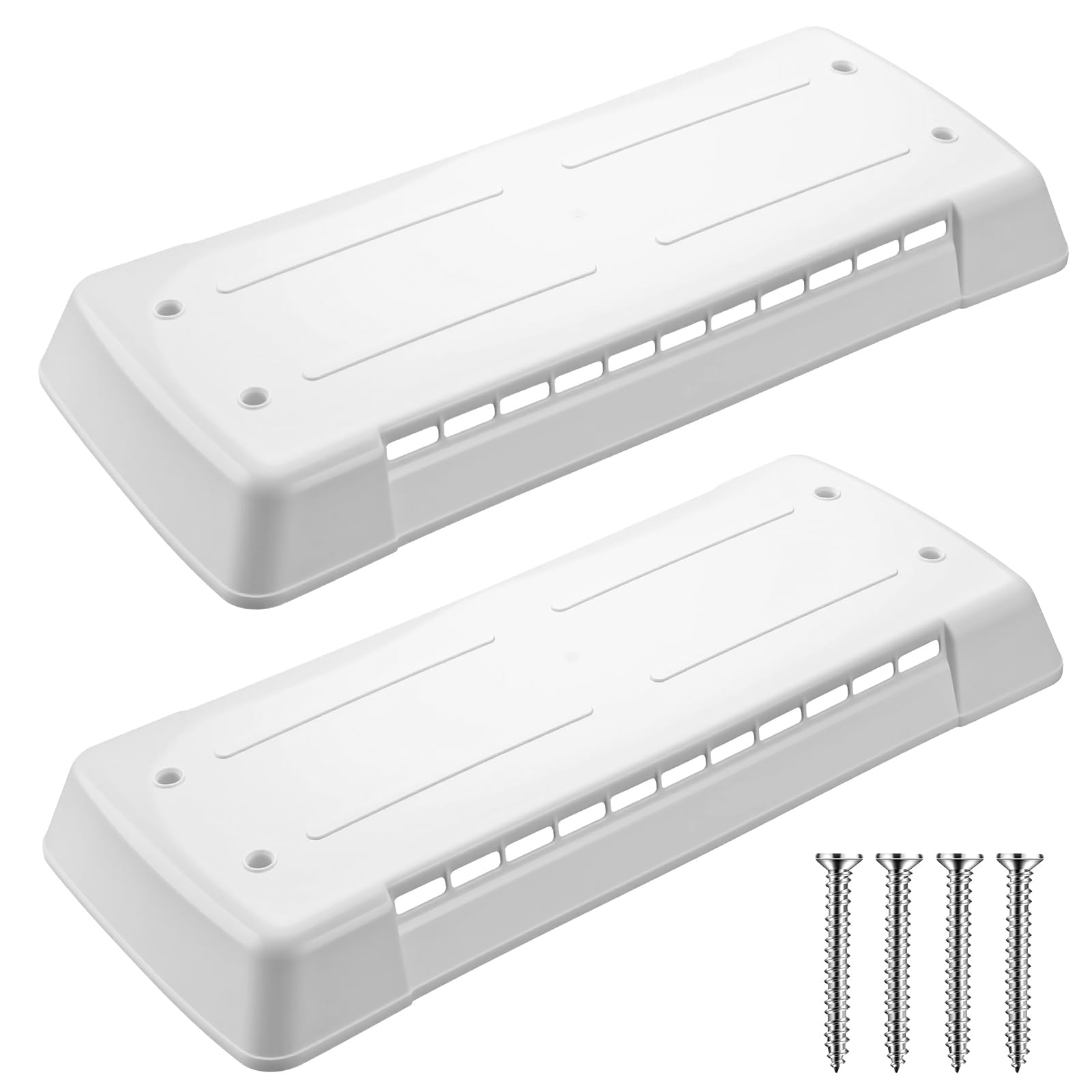 BBTO 2 Pcs RV Vent Covers for Roof RV Refrigerator Vent Lid Cover Universal
