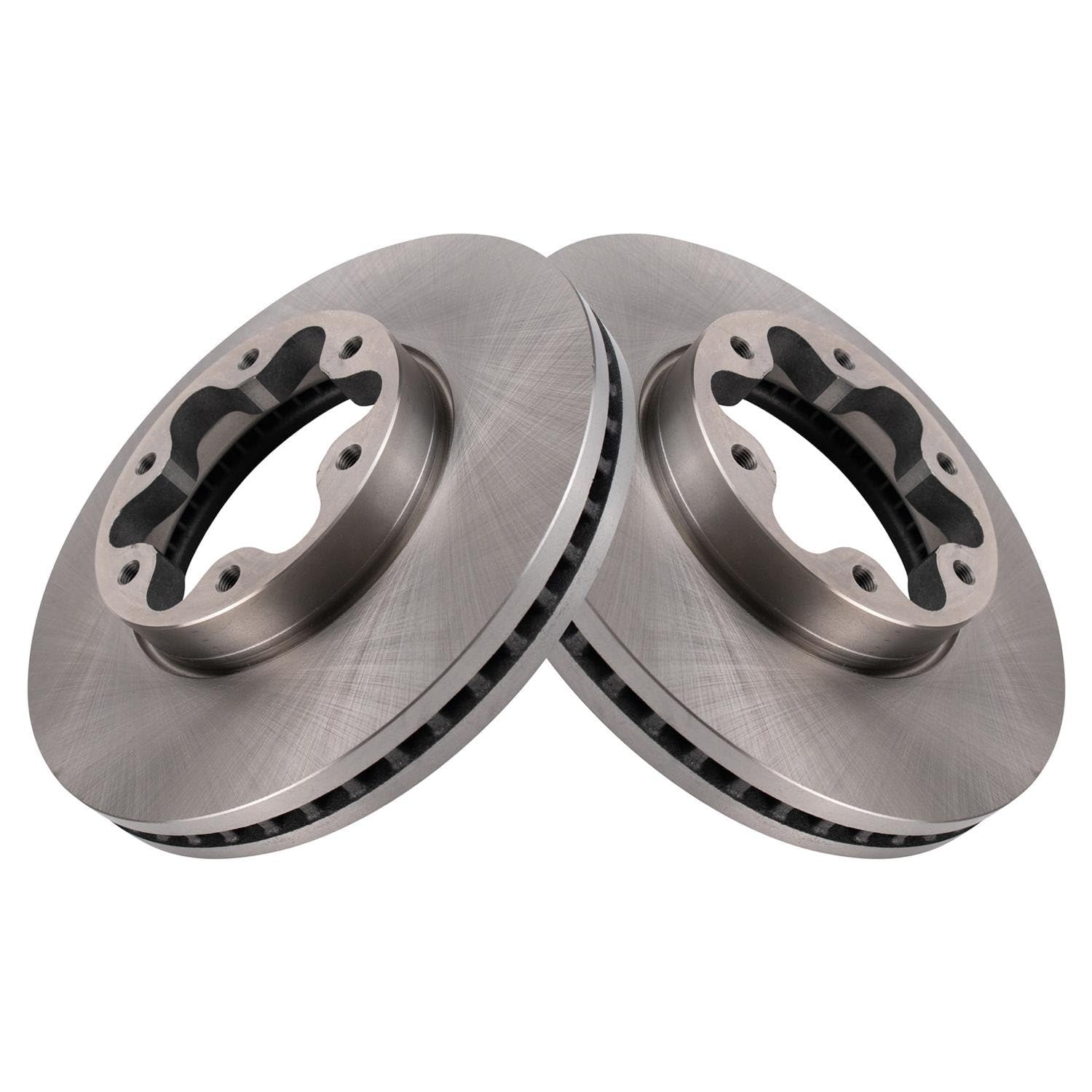 Trq Front Brake Rotors Set Vented Compatible With 2020-2021 Ford Transit-150 Transit-250 2020-2023 Transit-350 Transit-350 Hd