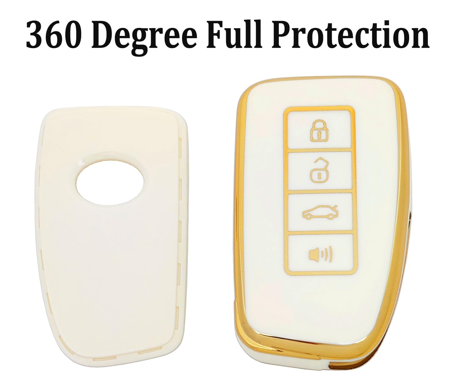 Arruweer Key Fob Cover For Lexus Soft Tpu Smart Key Fob Case Holder Protector Compatiable With Lexus Rx Is Es Gs Ls Nx Rs Gx Lx