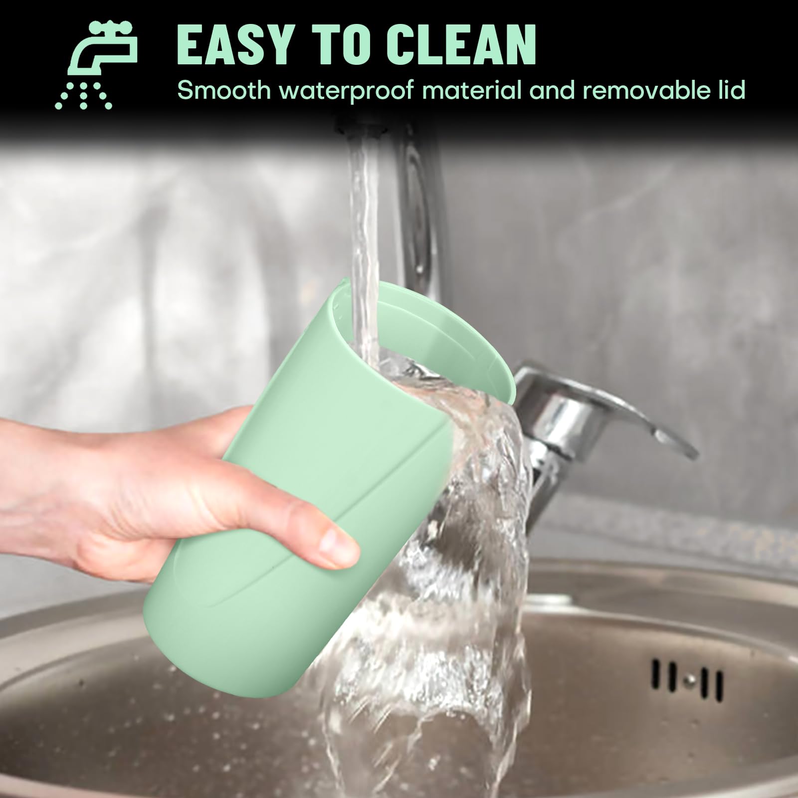 Sglrt Car Trash Can Bin With Lid - Car Garbage Can Cup Holder - Green Mini Leakproof Vehicle Trash Garbage Can Bin With 20Pcs Tr