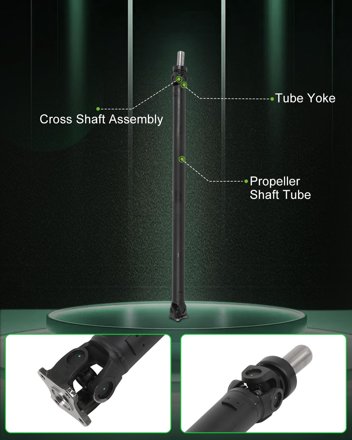 Scitoo?58.625''?Steel Rear Driveshaft Assembly Drive Shaft Prop Shaft For Toyota For 4Runner 1996-2000,Oe# 936-723 65-5018 93672
