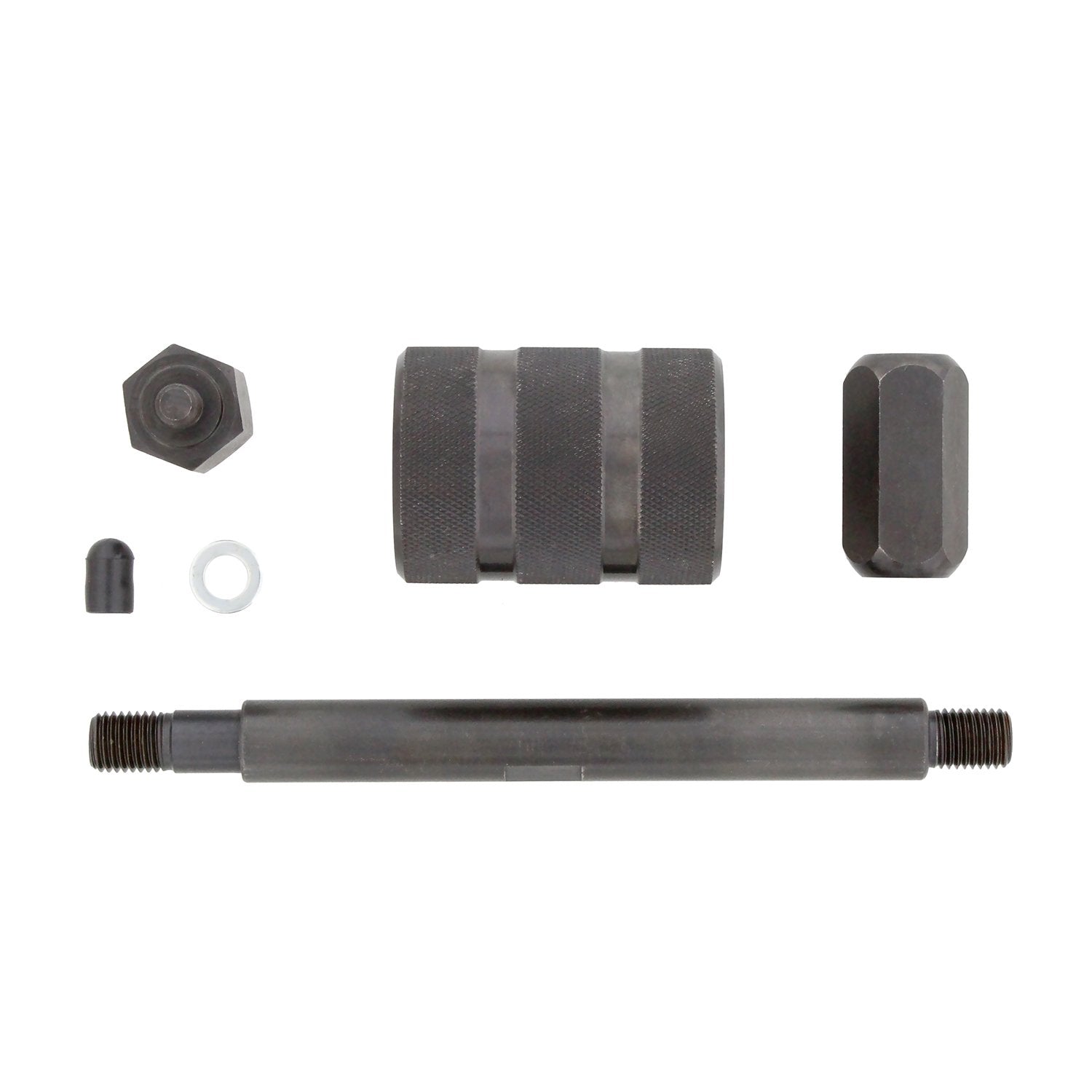 Abn Diesel Injector Puller Tool With Slide Hammer, Common Rail Injector Remover W/ M8, M12, M14 Thread Adapter