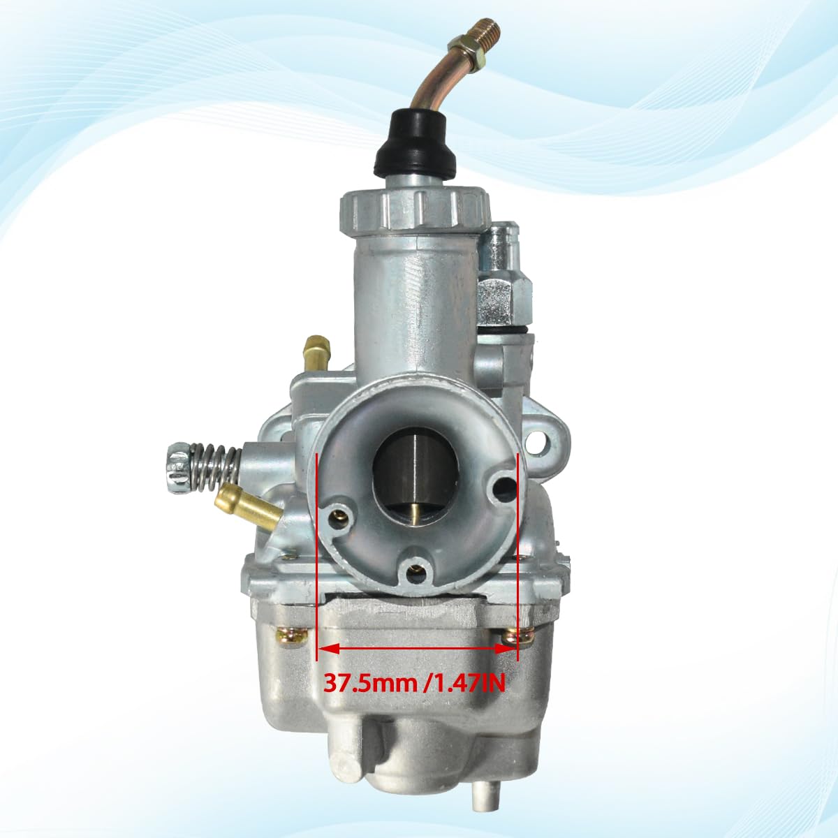 Jdllong Carburetor For Yamaha Moto 4 Yfm225 Yfm 225 Atv Carb 1986 1987 1988 Timberwolf 250 Yfb250 Carb With Fuel Petcock Switch