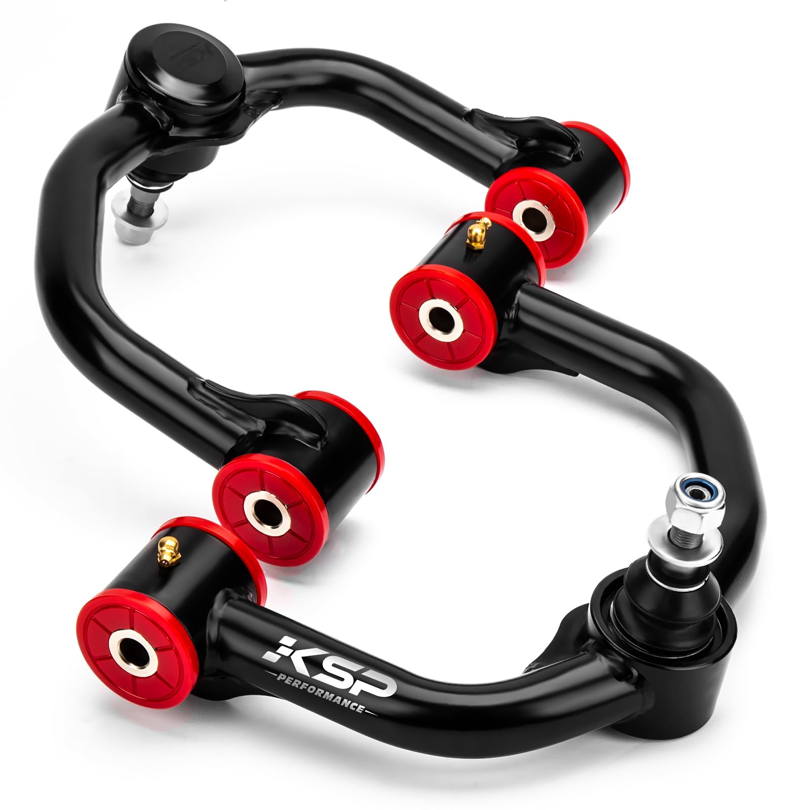 KSP 2-4inch Upper Control Arms Compatible with Ford F-150, Suspension Kits Tubular Black Arms Alignment Lift 2 to 4    for 2004-