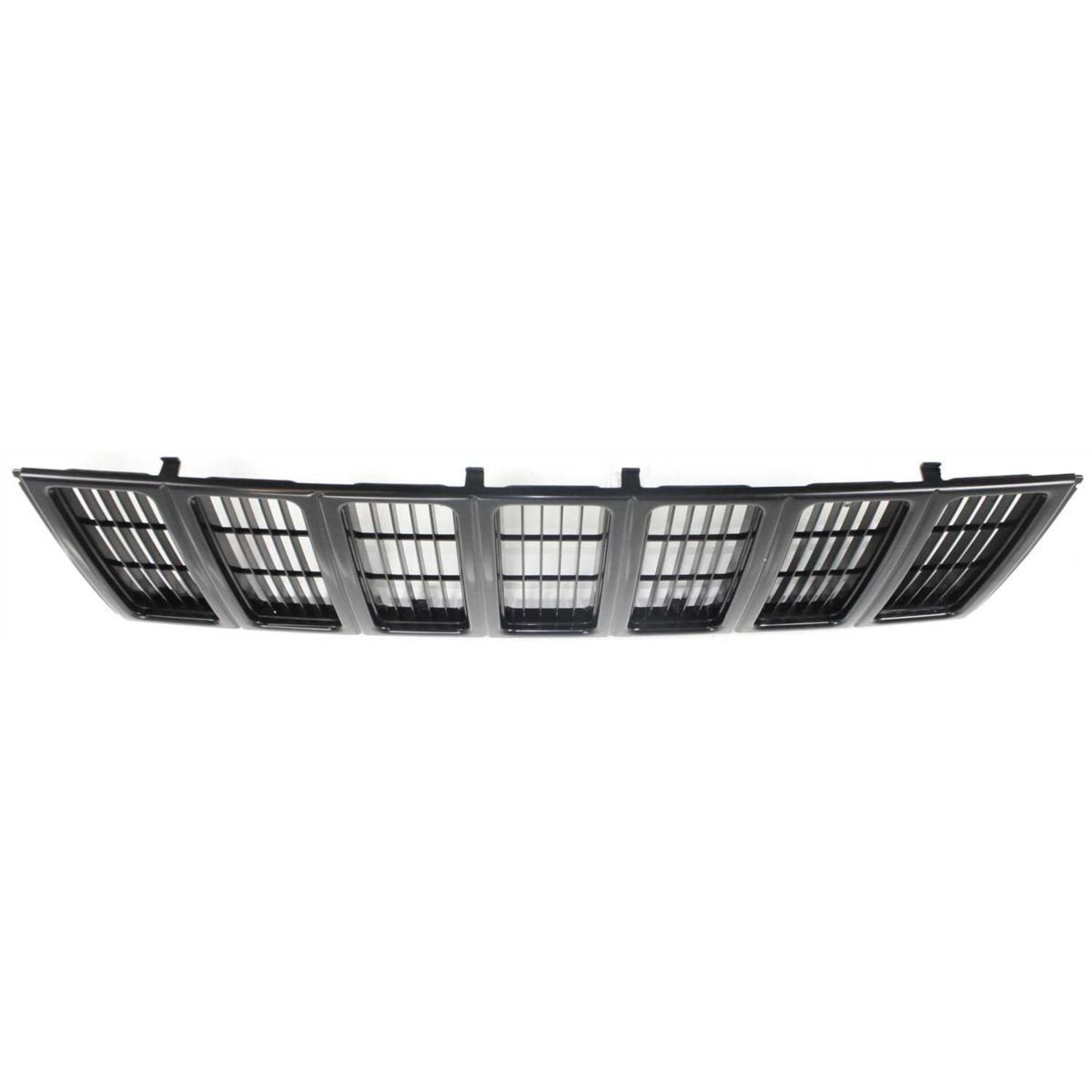 DAT AUTO PARTS Front Grille Grill Assembly Insert Panel Replacement For 1997-2001 Jeep Cherokee Midsize SE/Sport Model Black Pri