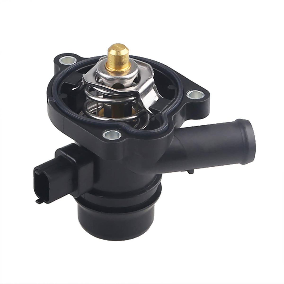 Wmphe 55565336 Engine Coolant Thermostat Housing Assembly Compatible With 2011-2016 Chevy Cruze Limited 1.4L Replace Oem 5556533
