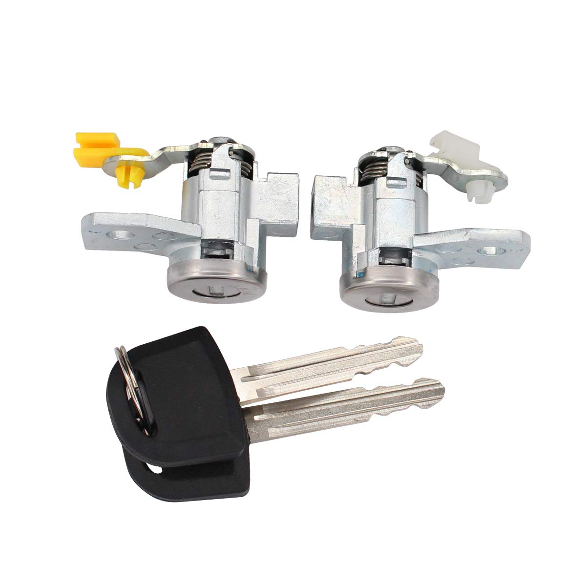 Newyall Front Left Driver & Right Passenger Side Door Lock Cylinder W/Keys For Chevrolet Colorado 2004-2012, Gmc Canyon 2004-201