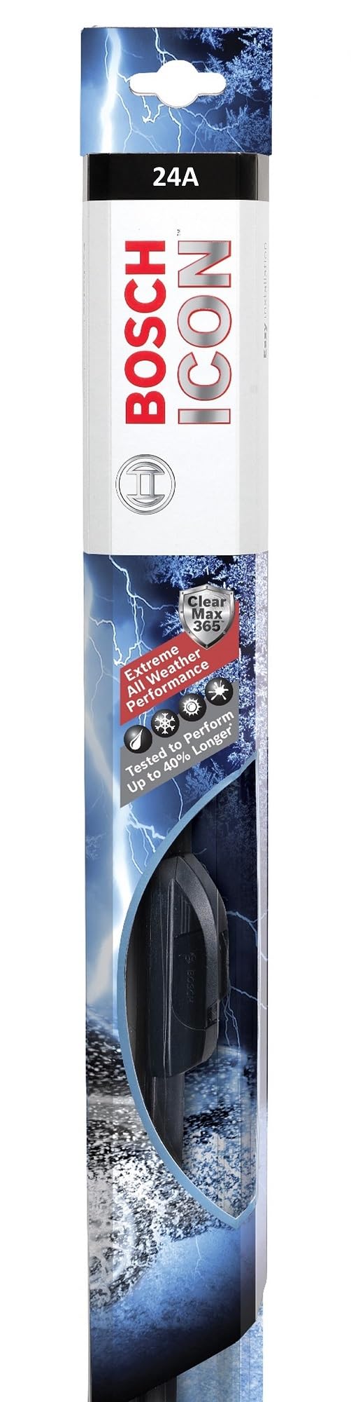Bosch 24A Icon Premium Beam Wiper Blade; 24'' - Single