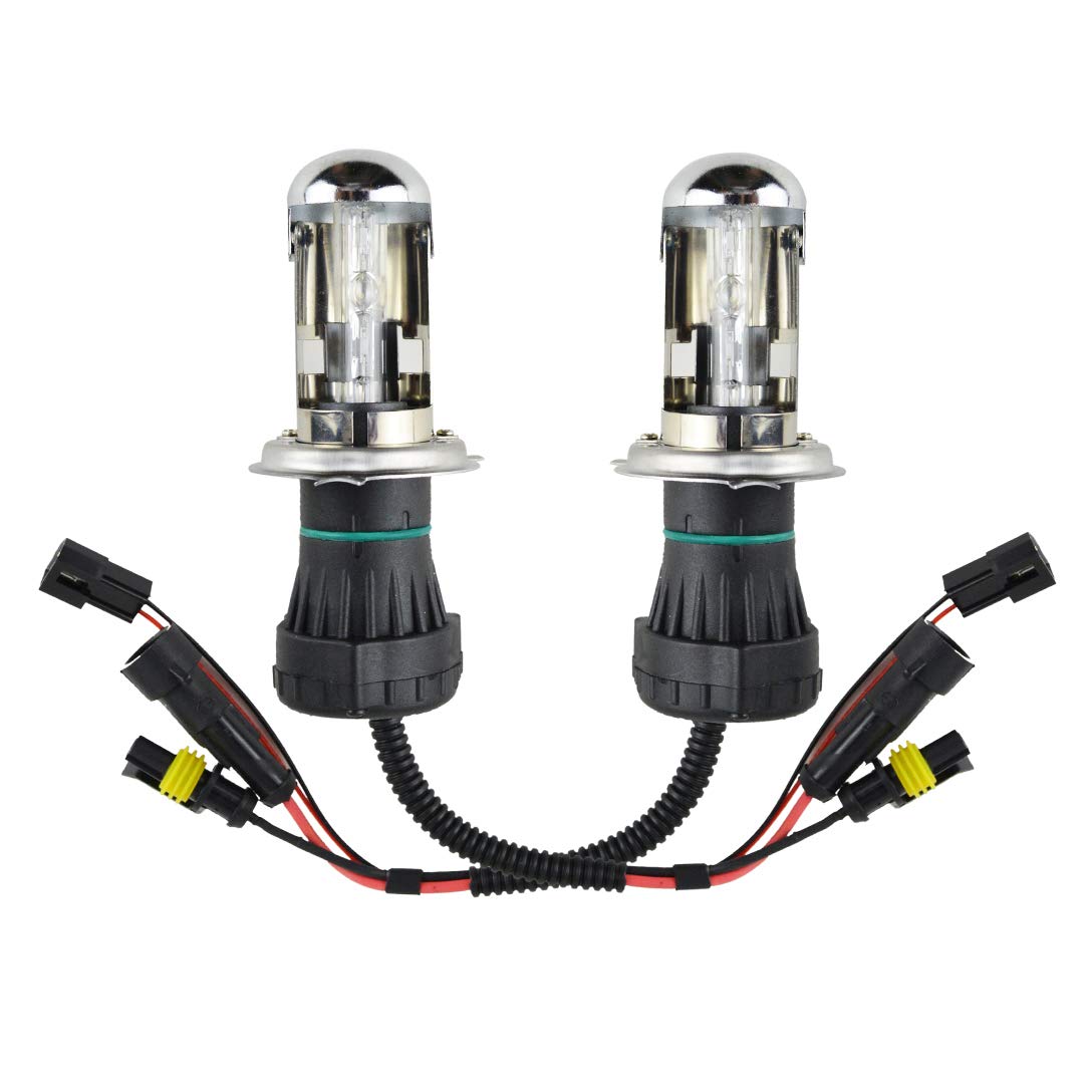Innovited H4-3 9003 4300K Bi Xenon Hi/Lo Xenon Bulb X 1 Pair Bundle With 2 X 55W Platinum Digital Ballast (Oem Yellow)