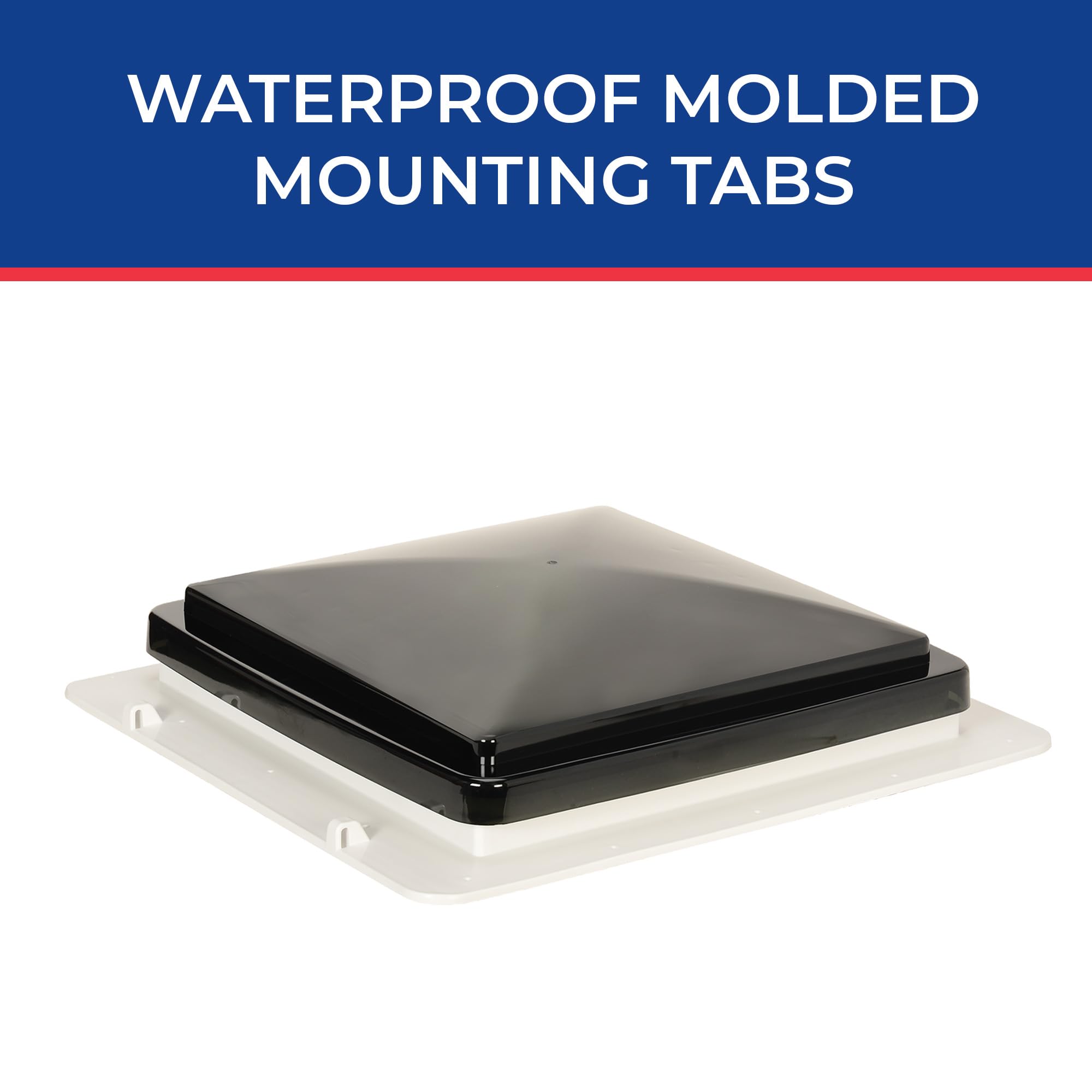 Maxxair Maxxfan Plus High Powered 10-Speed Rv Intake And Exhaust Fan - Manual Or Remote Control Electric Opening, Easy Ceiling Controls, Rain Sensor With Automatic Lid Closure, Smoke (00-04500K)