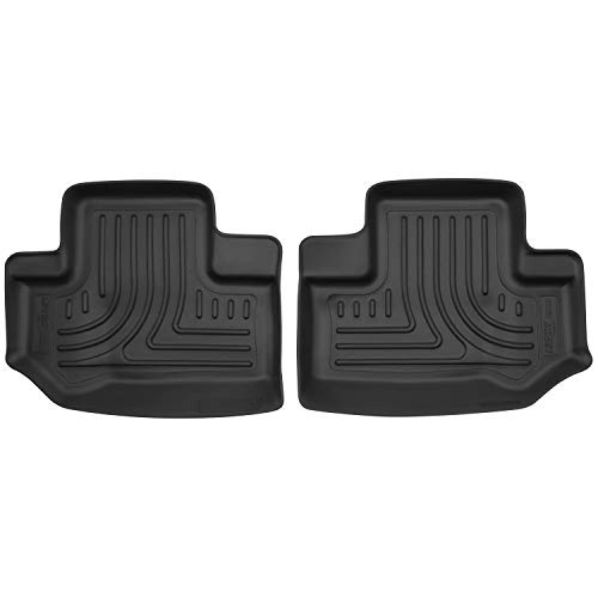 Husky Liners Weatherbeater Floor Mats | Fits 2011-2018 Jeep Wrangler Jk 2-Dr. | 2Nd Row, 1-Pc Black - 19041