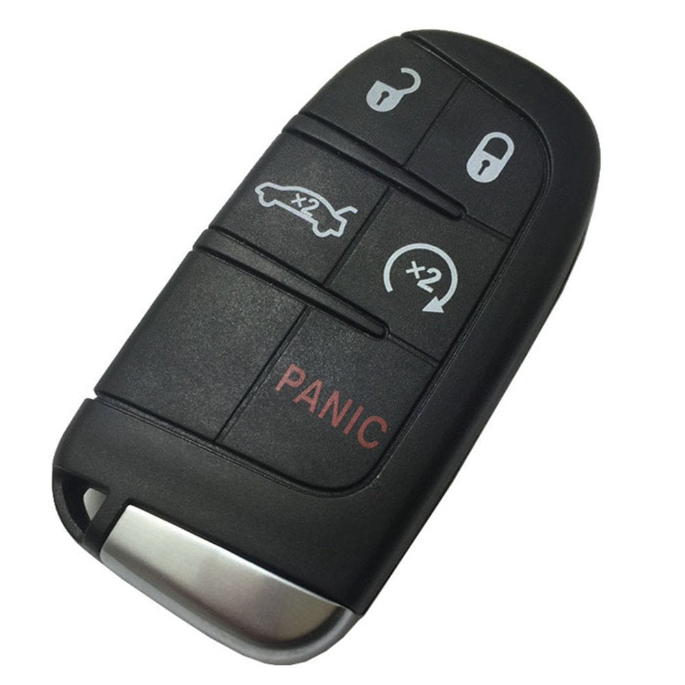 Horande 5 Button Replacement Key Fob Cover fit for Dodge Durango Charger Challenger Journey Jeep Grand Cherokee Chrysler 200 300