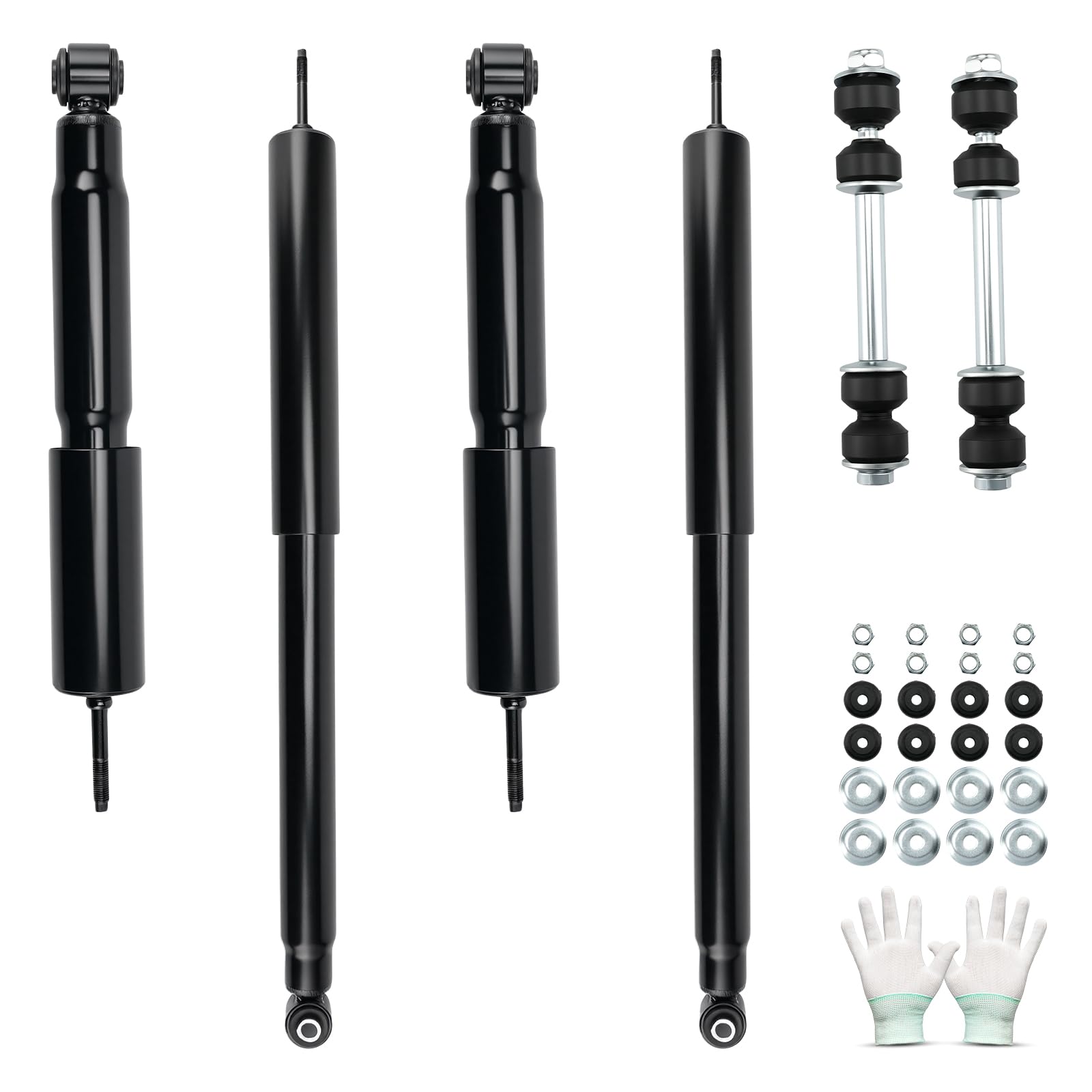 KAX Front/Rear Struts and Sway Bar Links kits Compatible with 1997-2003 Ford F-150 4.6L/5.4L/4.2L 2004 Ford F-150 Heritage 4.6L/