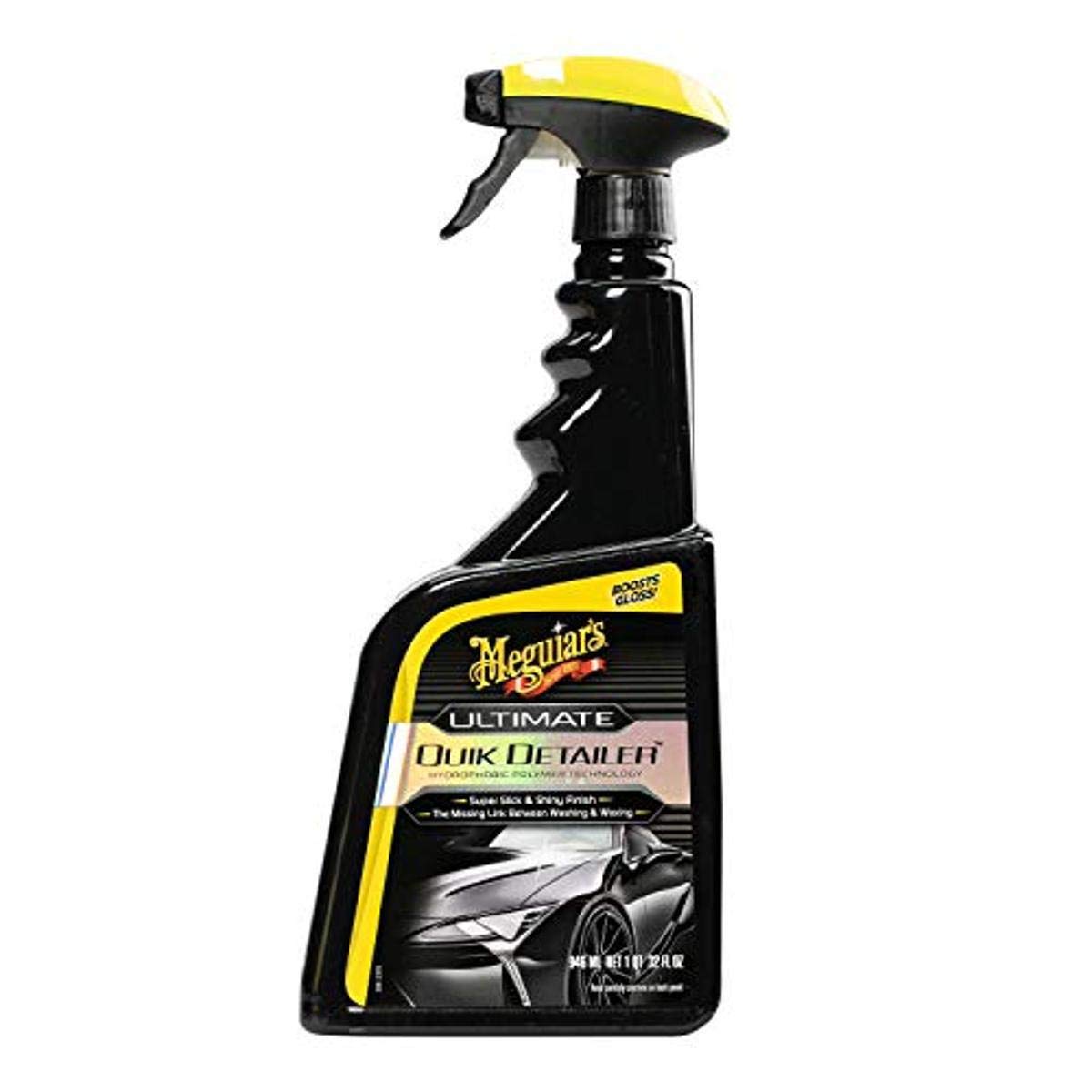 Meguiar'S Ultimate Quik Detailer, Super Slick And Shiny Finish - 32 Oz Spray Bottle