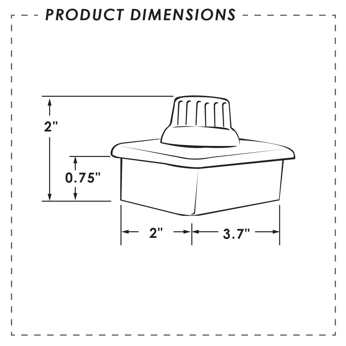 Itc Manufacturers' Select 100 Watt Rv Light Dimmer Switch In Black (21005) (X002Ci13Af)
