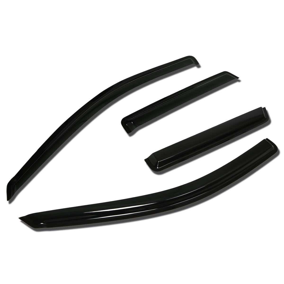 Auto Dynasty 4Pcs Tape-On Window Visor Deflector Rain Guard Compatible With 2003-2007 Murano Z50 4Dr, Acrylic