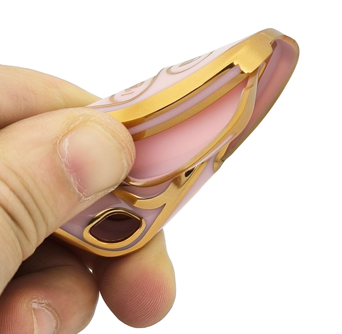 Chyoekey Key Fob Cover Case Shell Keychain For Honda Odyssey 2011 2012 2013 (N5F-A04Taa) Pink (For Honda B)