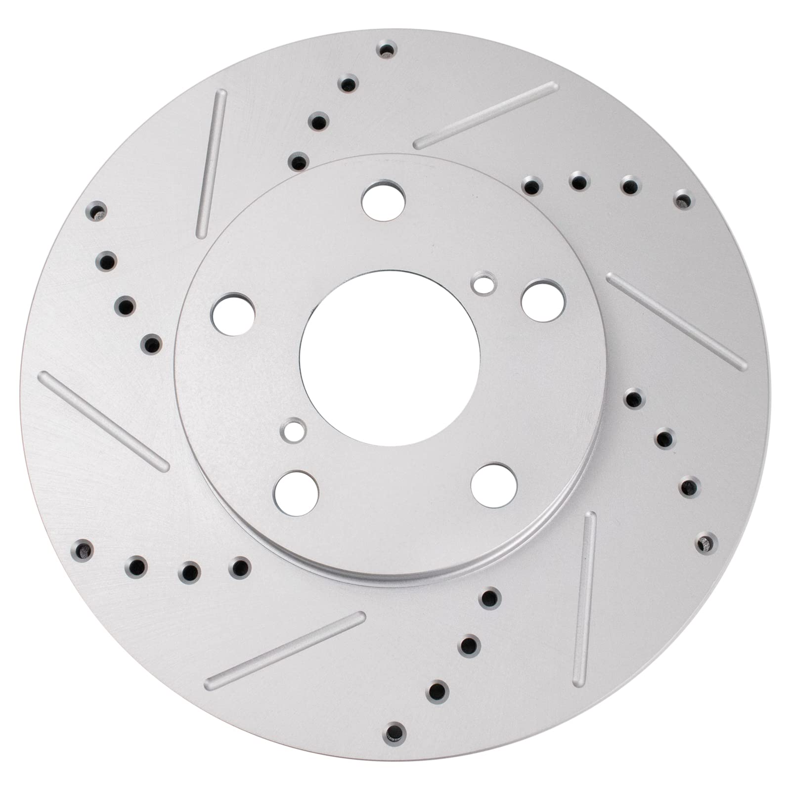 Trq Front Performance Brake Rotors Set Premium G-Coated Compatible With 2001-2005 Toyota Rav4