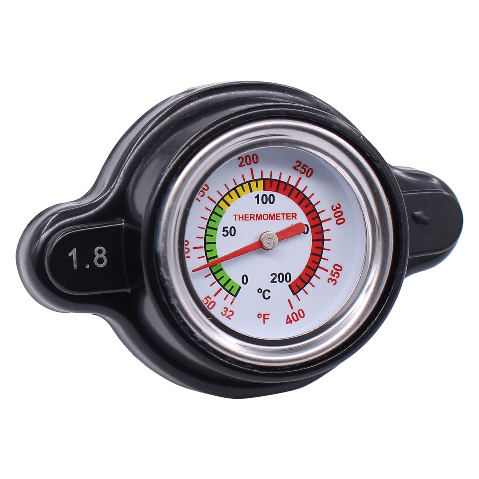 MOTOKU High Pressure Radiator Cap with Temp Gauge 1.8 Bar for Suzuki DRZ400 DRZ400SM RM125 RM250 RM85 RMX250 RMZ 250 450 King Qu