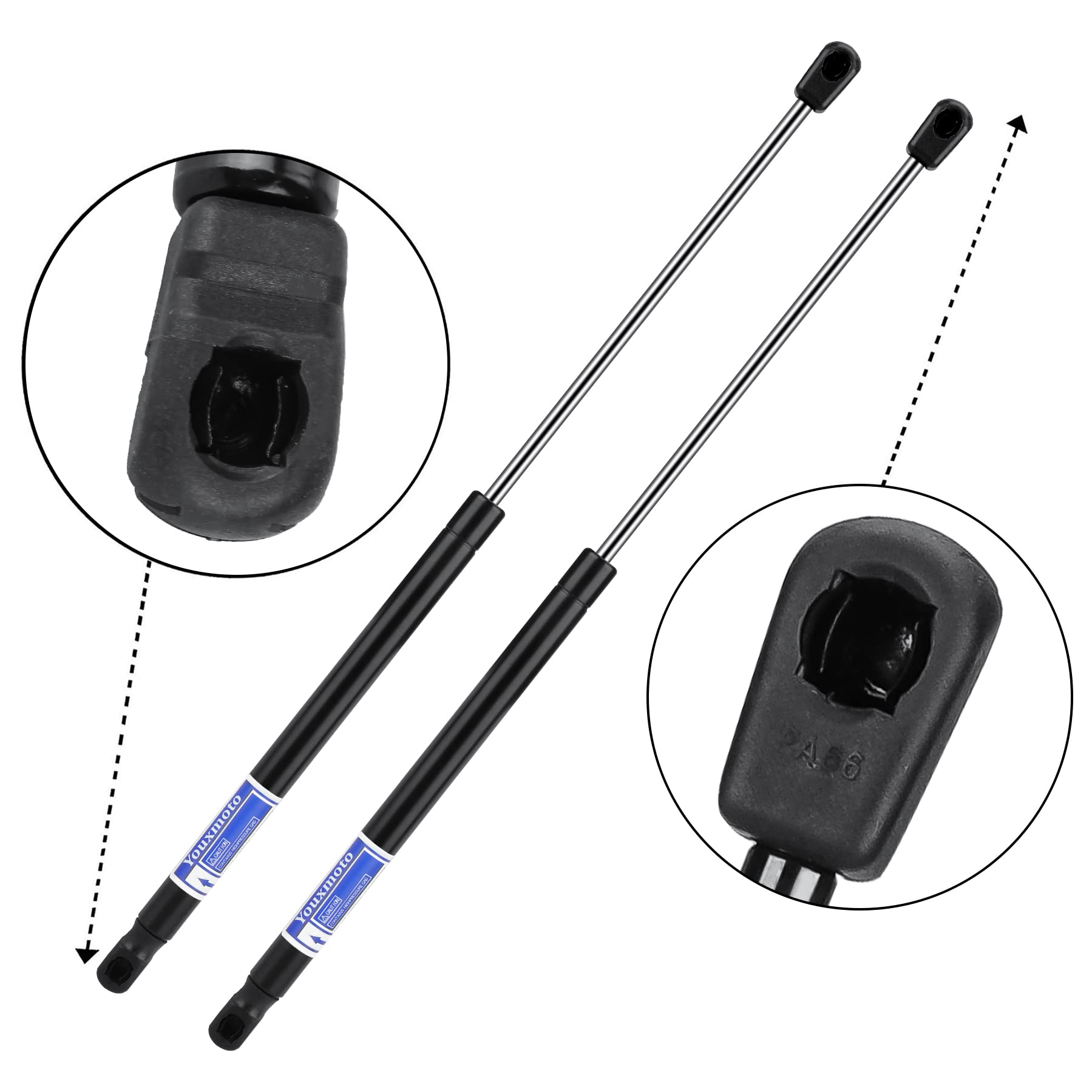 6485 Front Hood Lift Supports Shock Struts Fit For Jeep Grand Cherokee 2011 2012 2013 2014 2015 2016 2017 2018, Pack Of 2