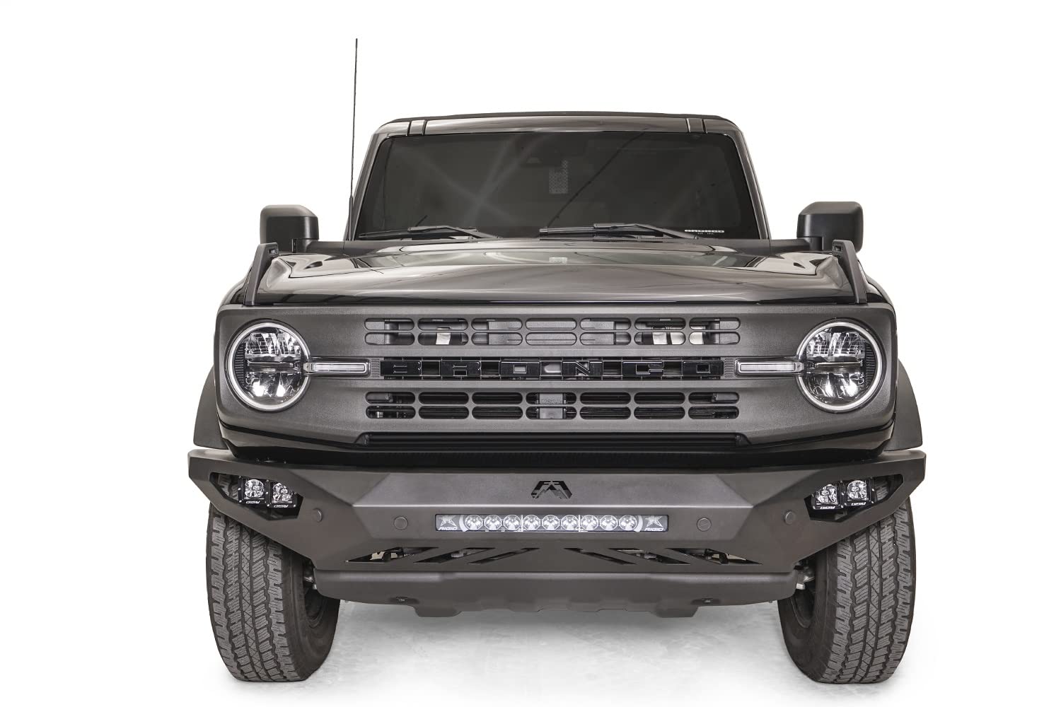 Fab Fours Inc. Fb21-D5251-1 Front Replacement Bumper Fits Ford Bronco