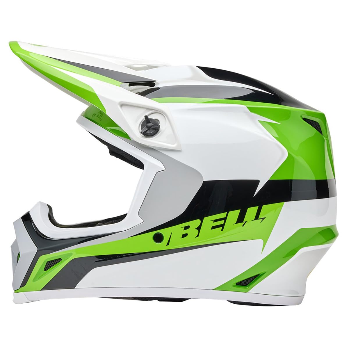 Bell Mx-9 Mips Dirt Helmet (Gloss Rift Green/White - Small)