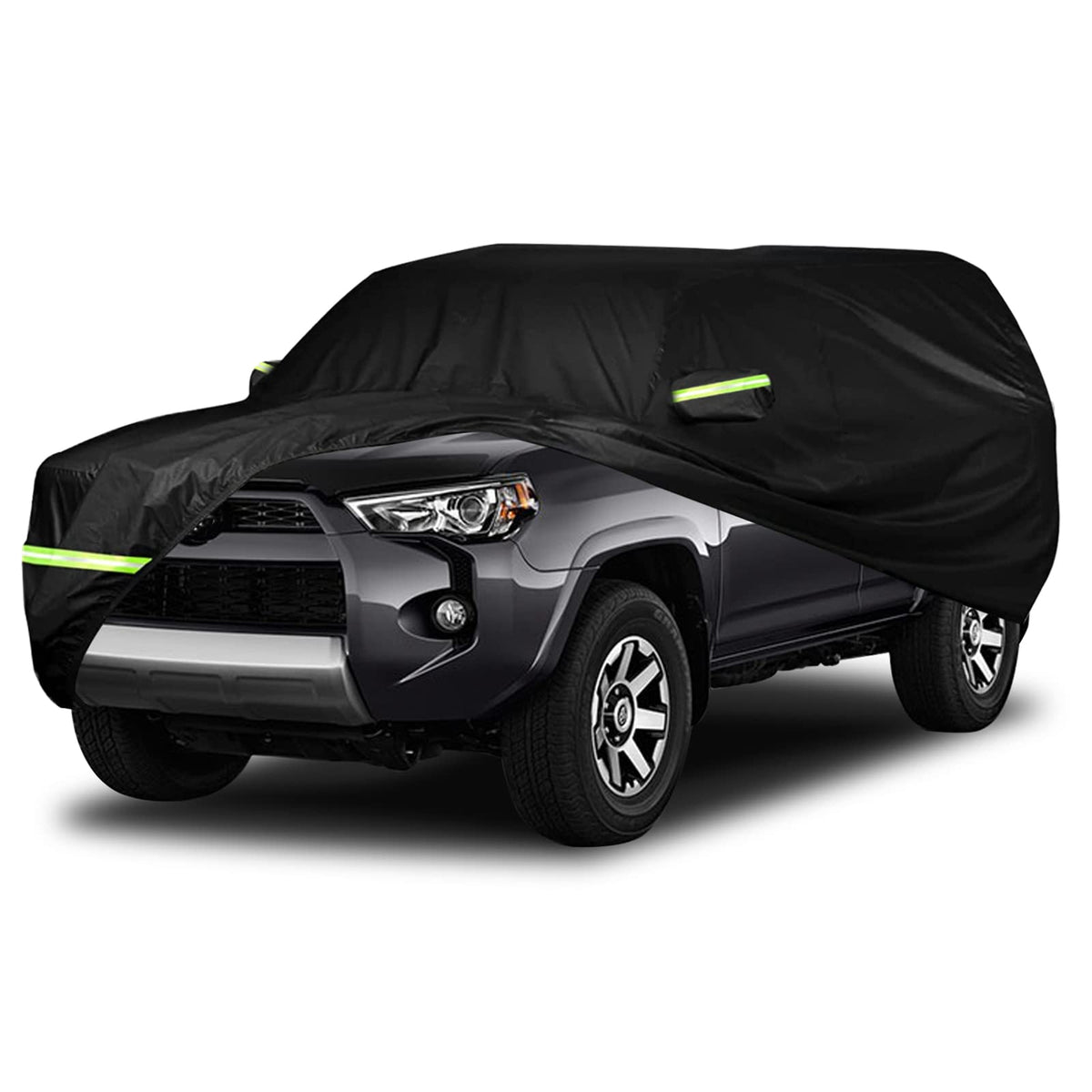 Waterproof Car Cover Replace For 2008-2025 Lexus Lx/Toyota Land Cruiser, 6 Layers All Weather Car Covers With Zipper Door & Wind
