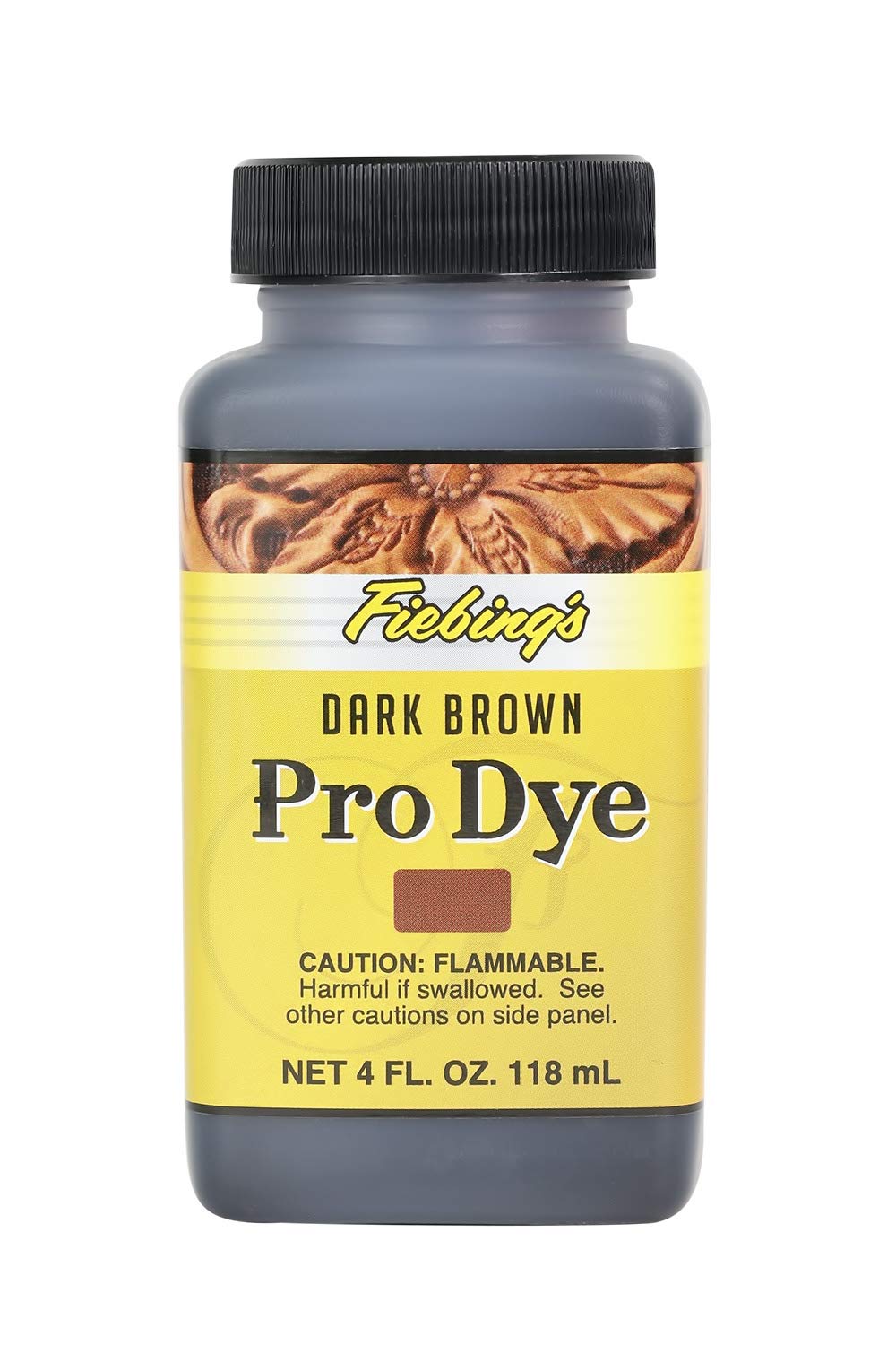 Fiebing'S Pro Dye Dark Brown, 4 Oz. - Professional Oil Dye For Leather