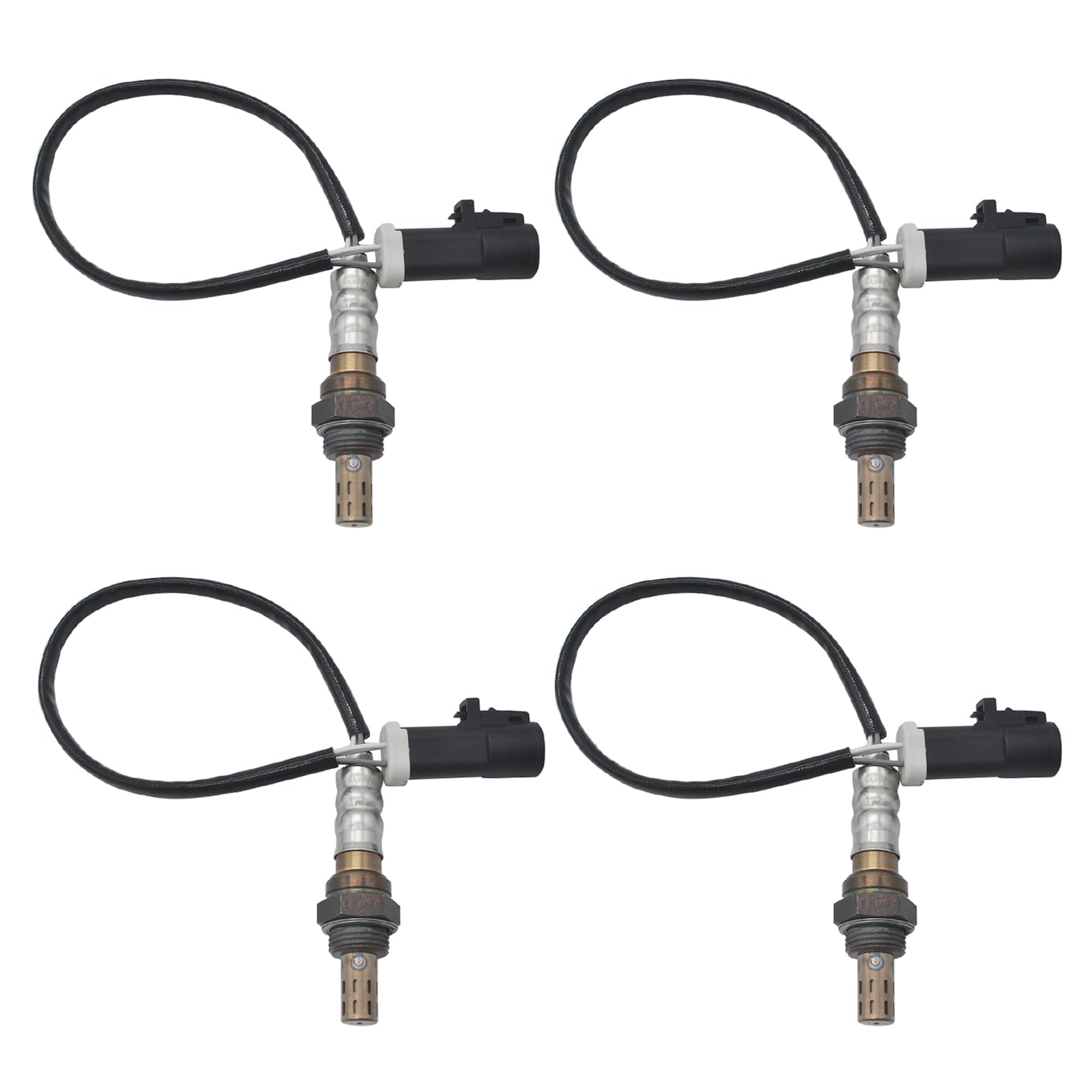 Oyeauto Oxygen O2 Sensor Upstream & Downstream 4Pcs Compatible With Ford Jaguar Lincoln Mazda Mercury 15716 15717 15718 15719