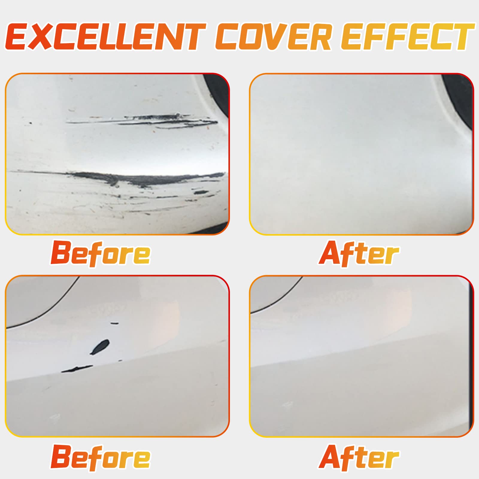 Gold Touch Up Paint Pen For Cars, Car Paint Scratch Repair, Two-In-One Car Touch Up Paint Fill Paint Pen, Quick & Easy Solution