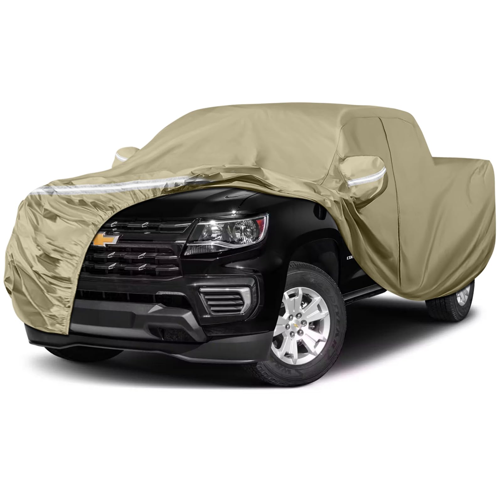 Waterproof Truck Covers Replace for 2005-2025 Toyota Tacoma Double Cab 5ft, Multilayer Heavy Duty with Cotton Liner All Weather 