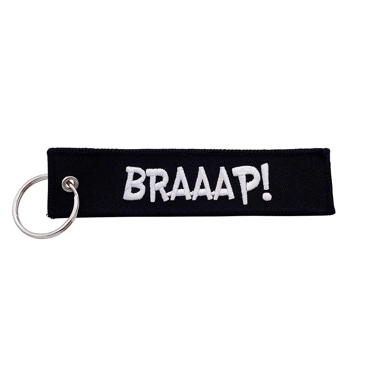 Keychain Tag For Motorcycles, Scooters, Bike, Cars, Backpacks, Gifts, & More (Braaap!)