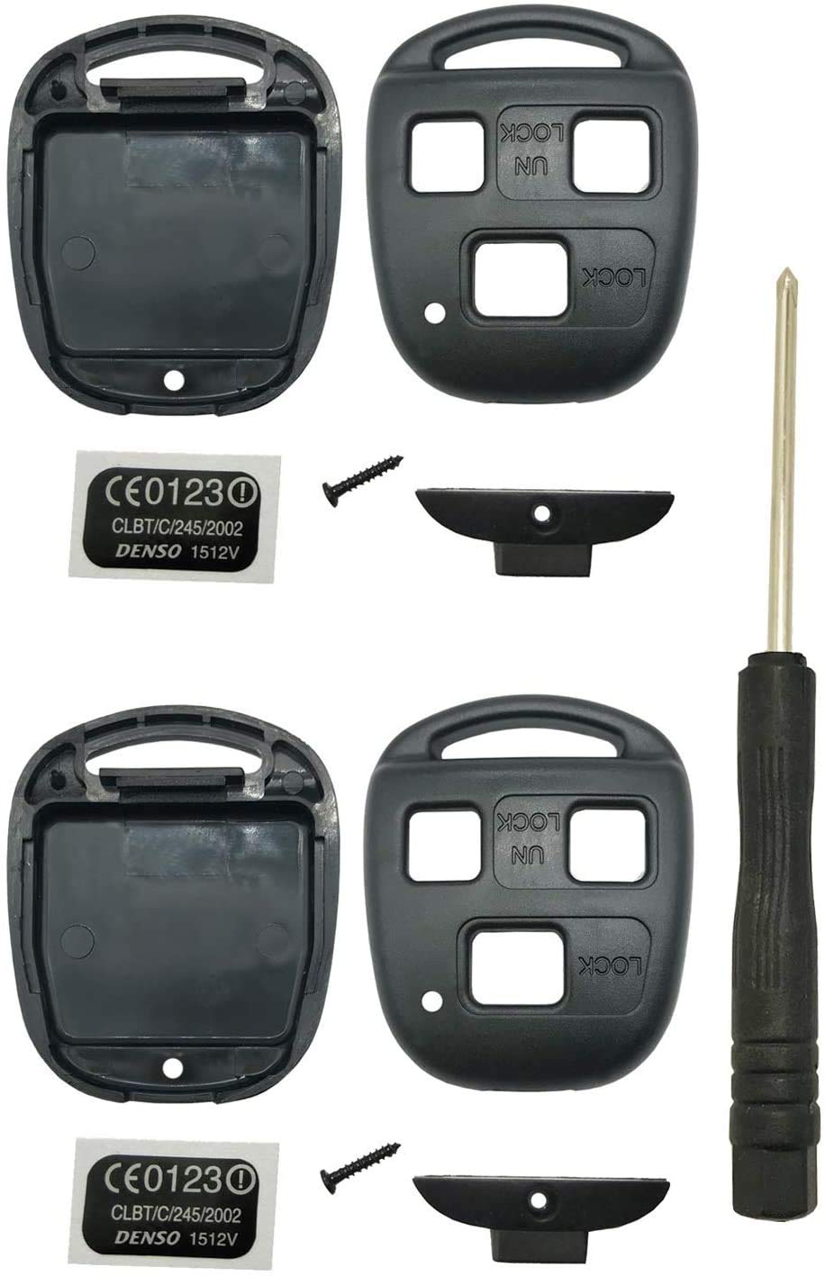 Horande Keyless Entry Remote Control Key Replacement Key Fob Cover Shell Fits for Lexus ES300 ES330 GS300 GS400 GS430 GX470 IS30