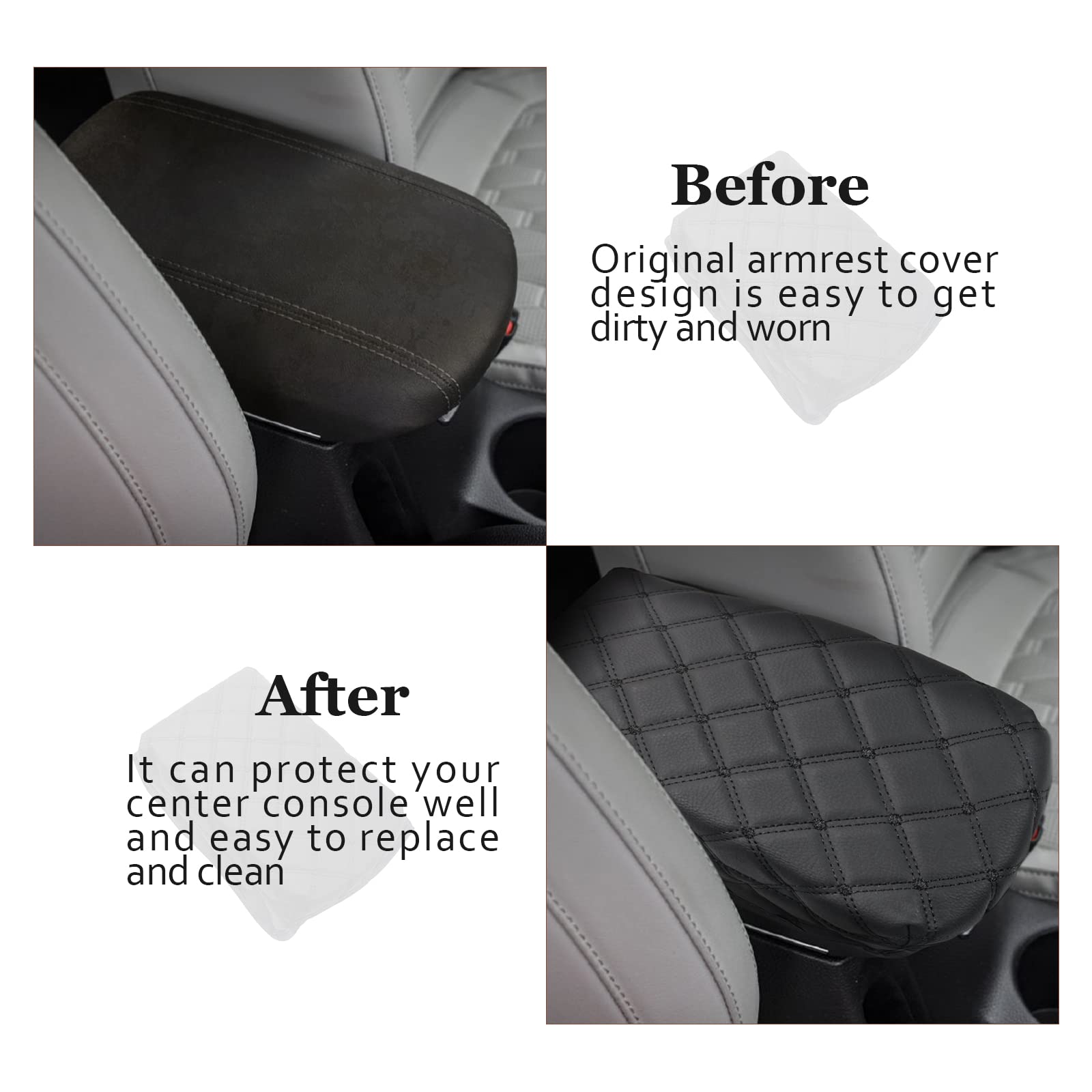 Sktu For 2021 2022 2023 2024 2025 Kia Seltos Armrest Cover 2023 2024 2025 Seltos Accessories Central Console Armrest Pad 2024 20