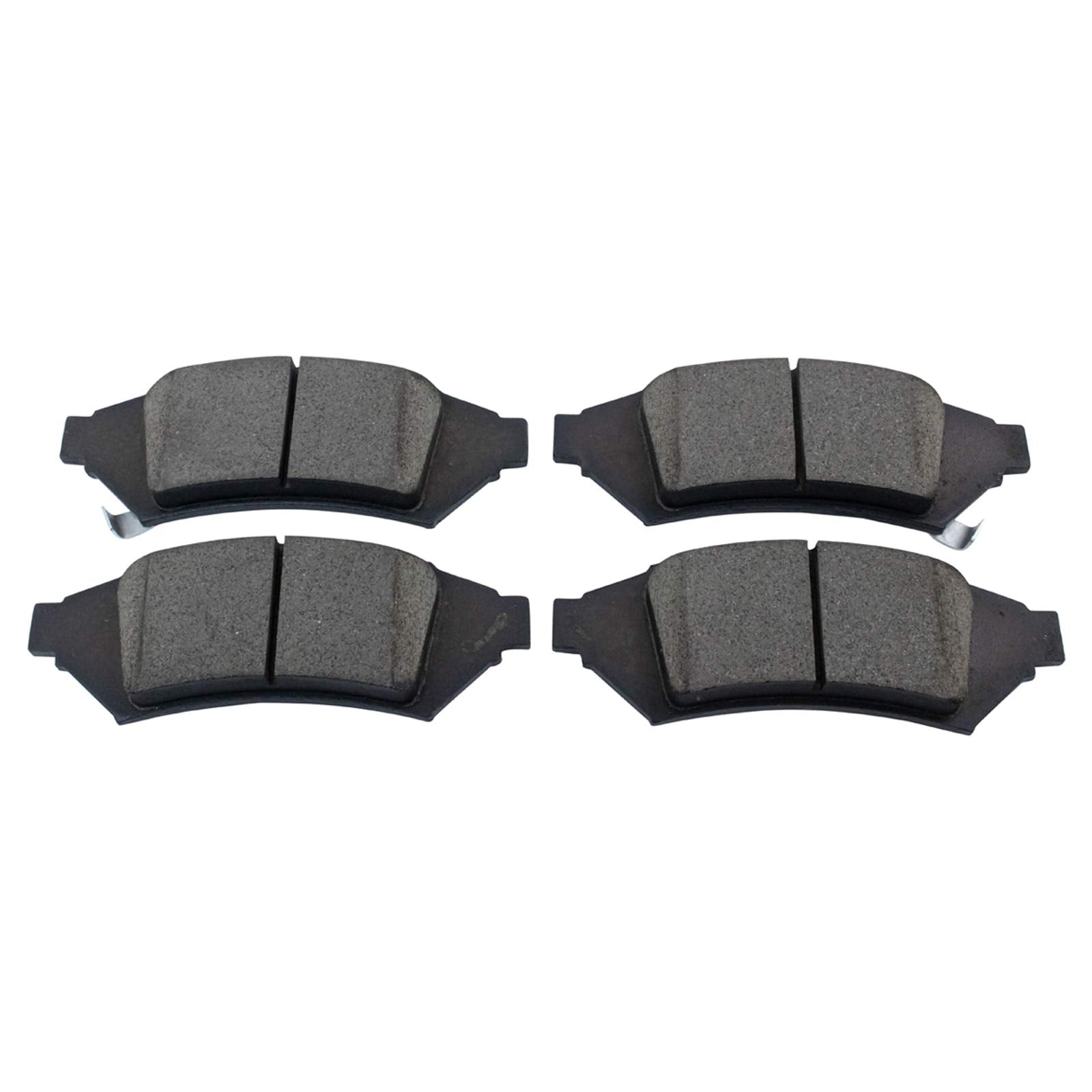 TRQ Front Brake Pads Ceramic Compatible with 2004 Pontiac Grand Prix