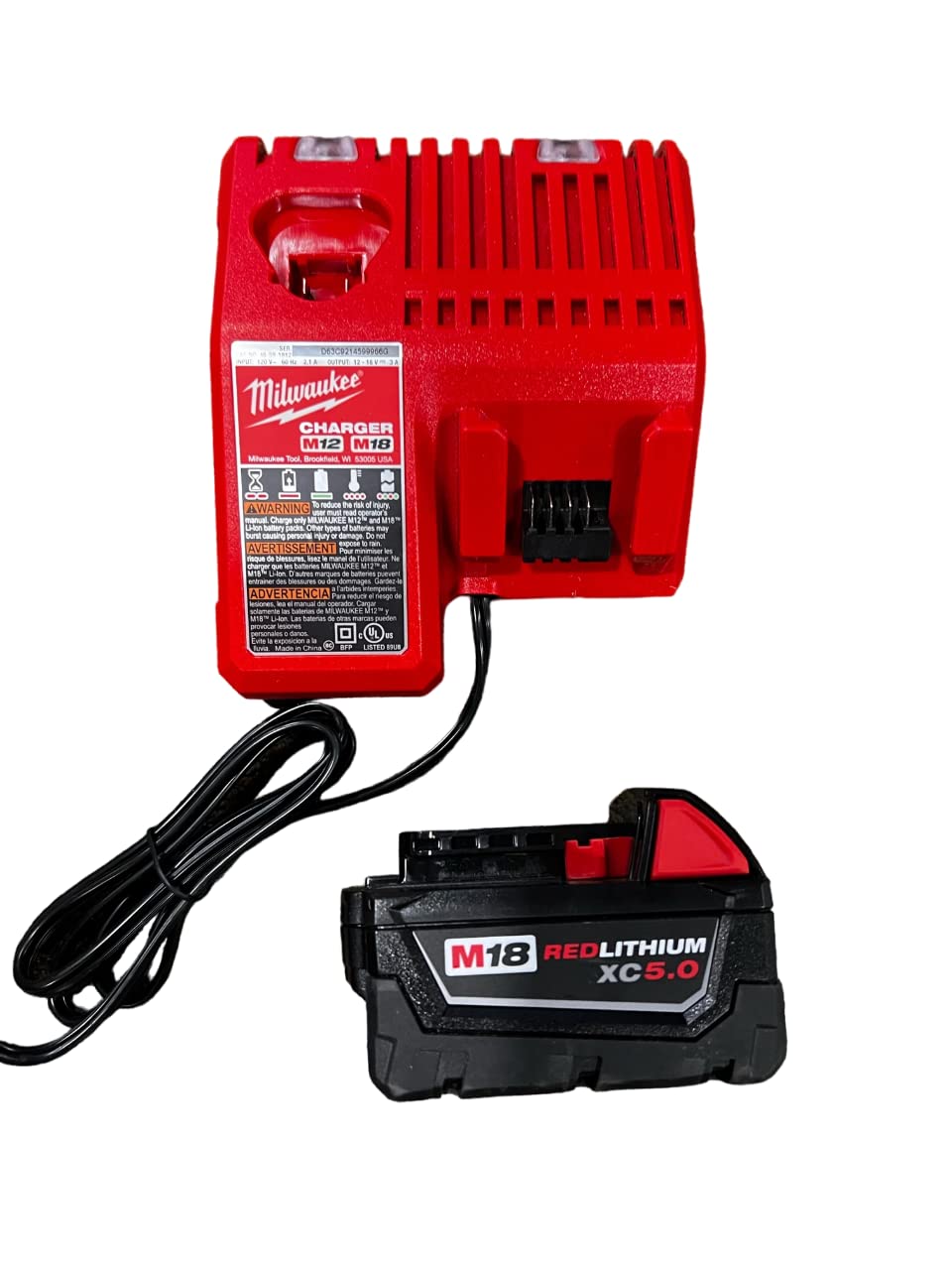 2848-20 Inflator Kit With 48-11-1850 5.0 Battery And Charger